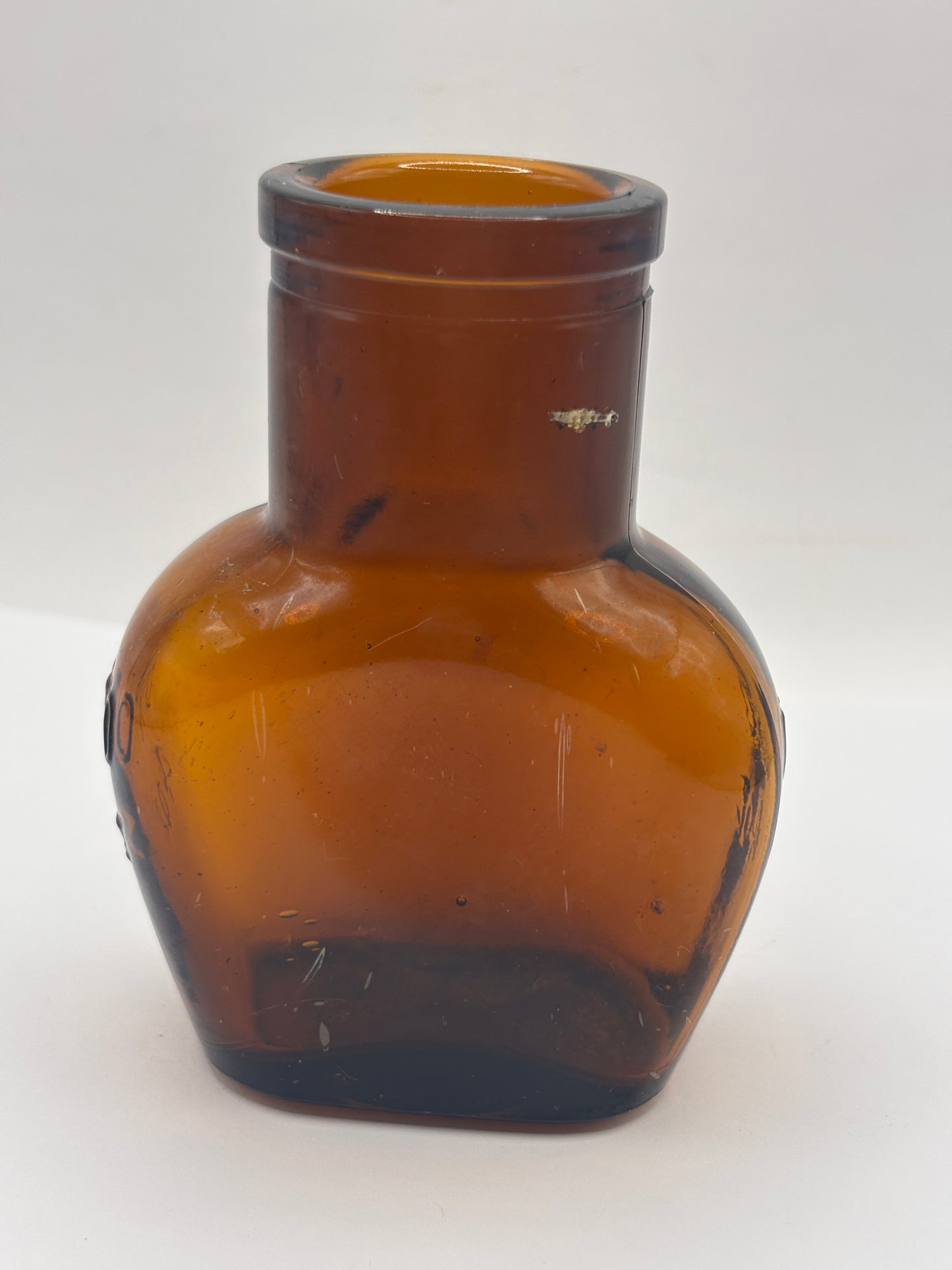 old amber glass OXO bottle 4oz