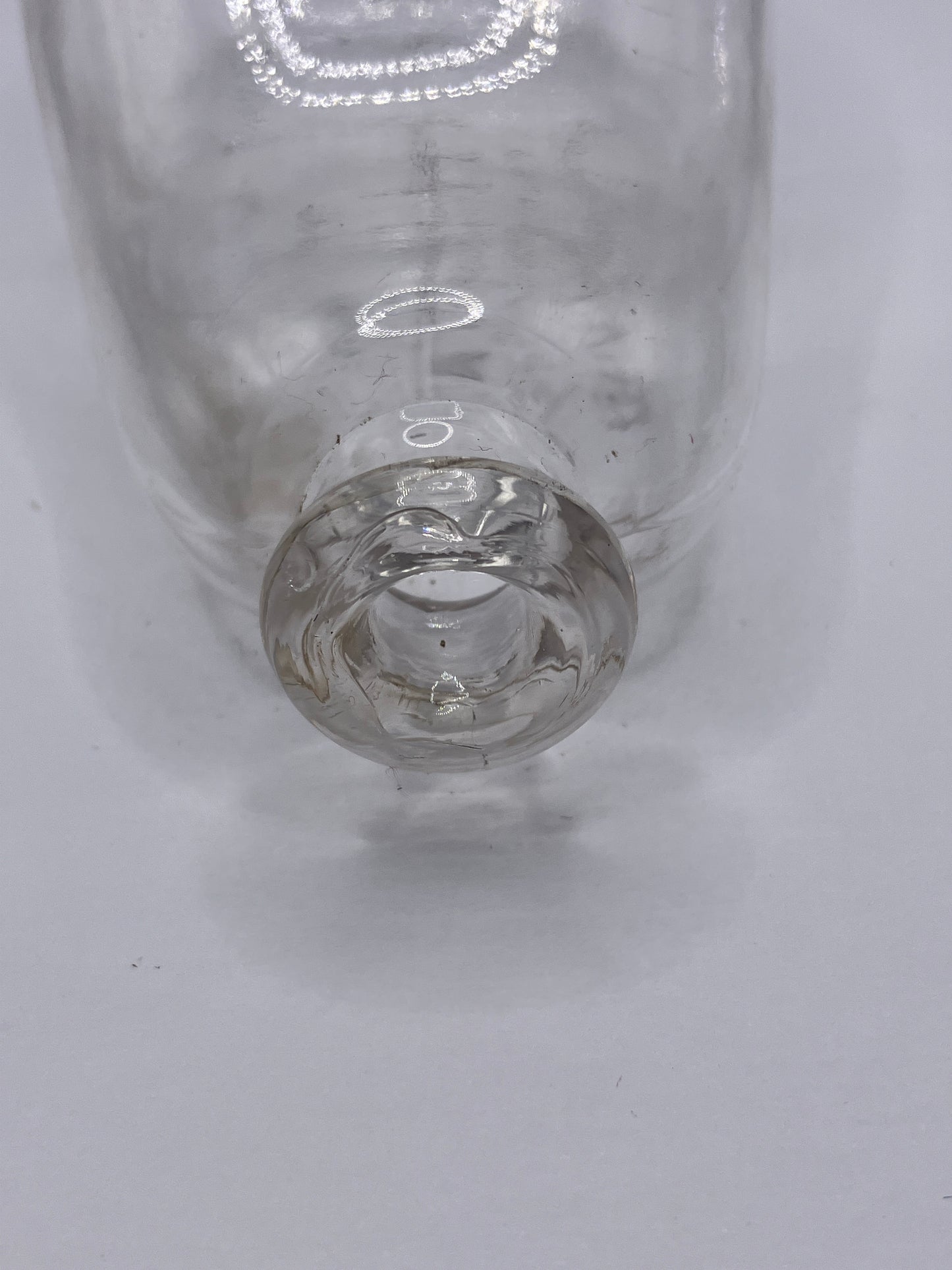 Allenburys clear glass baby feeder