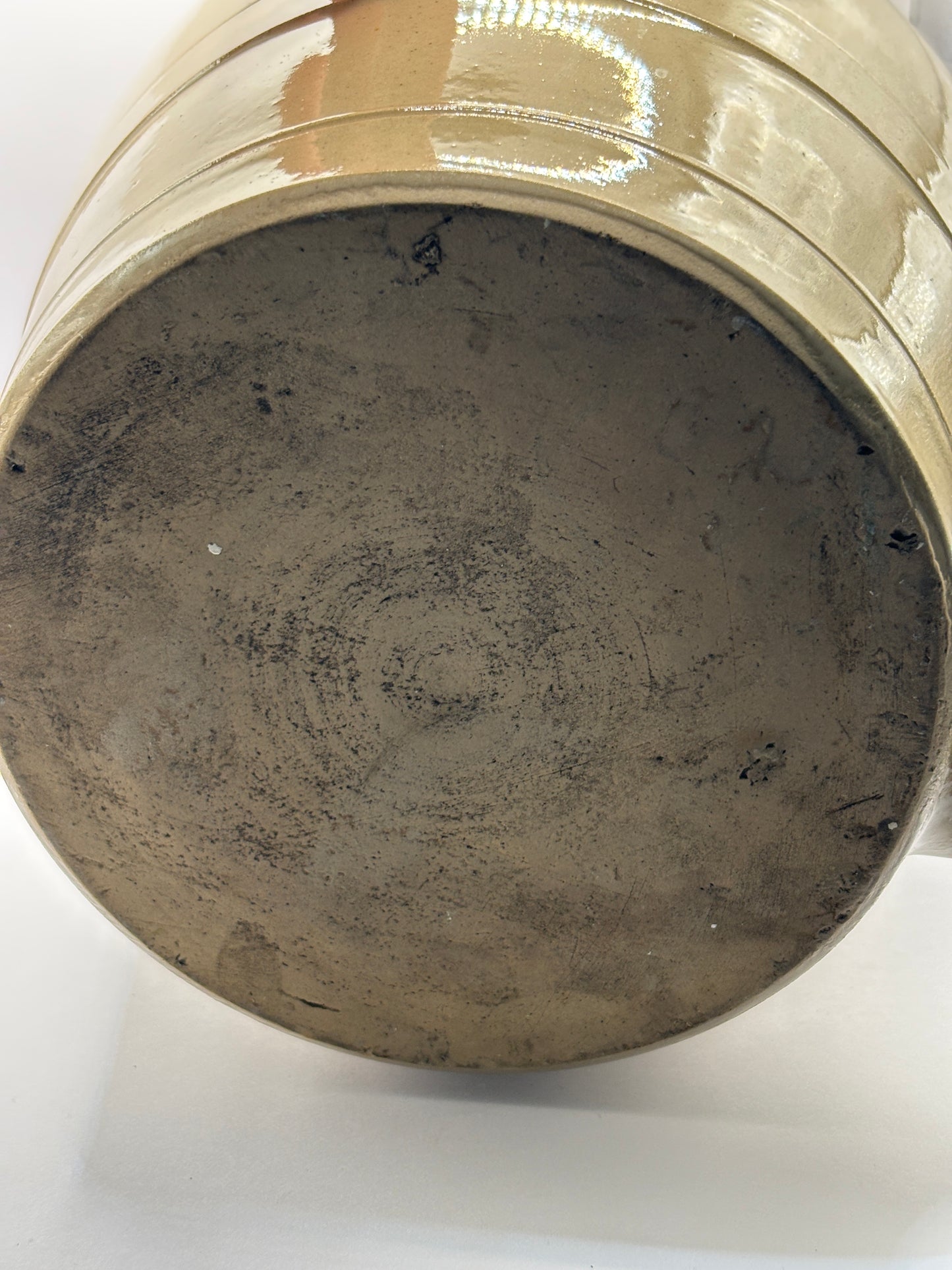 Old large slab seal Black Beer tap barrel