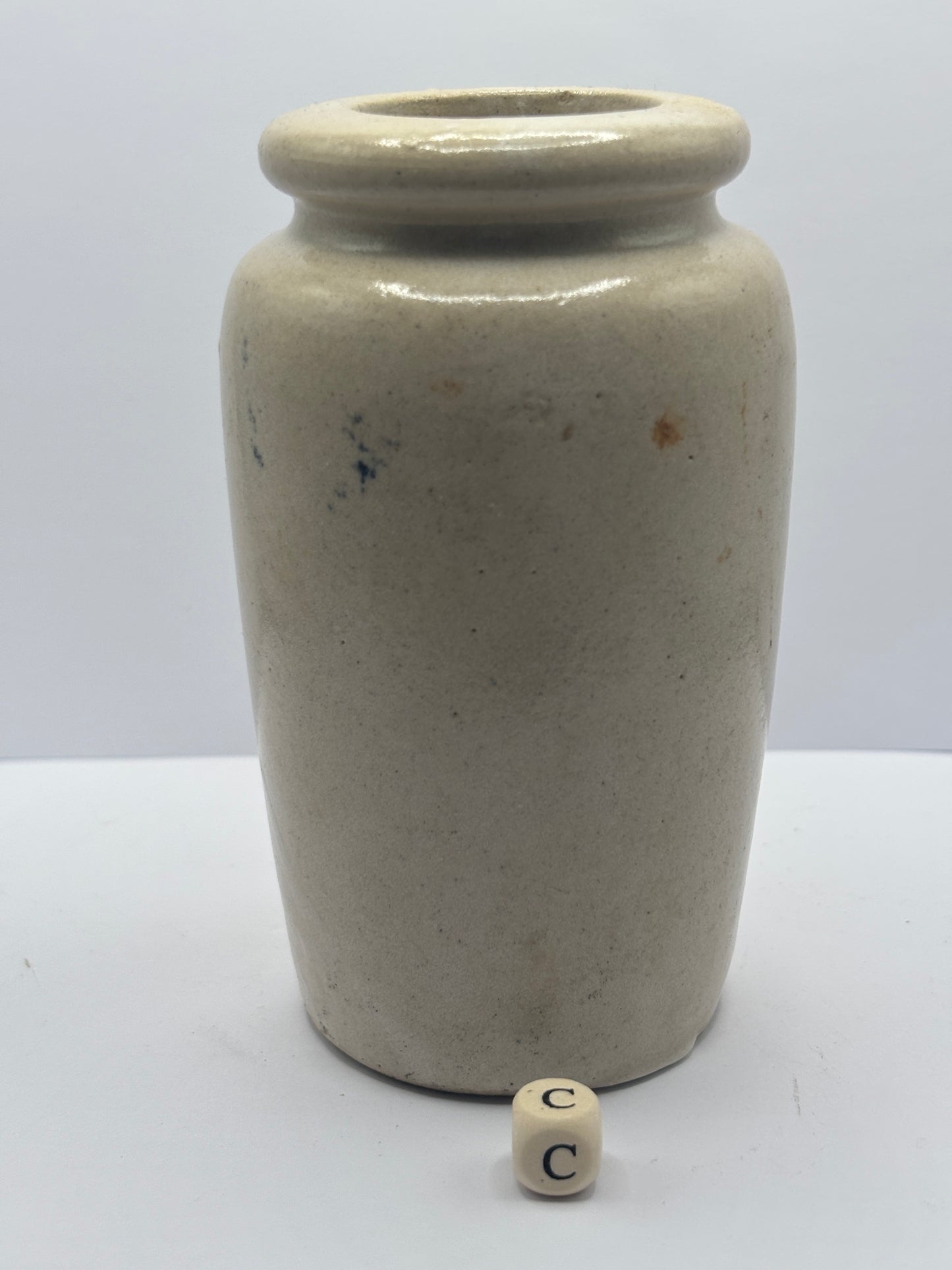 Old Dunragit stoneware cream pot (c)