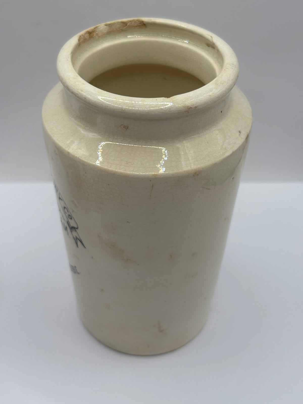 Old Dumfriesshire dairy Co cream pot, finest fresh cream