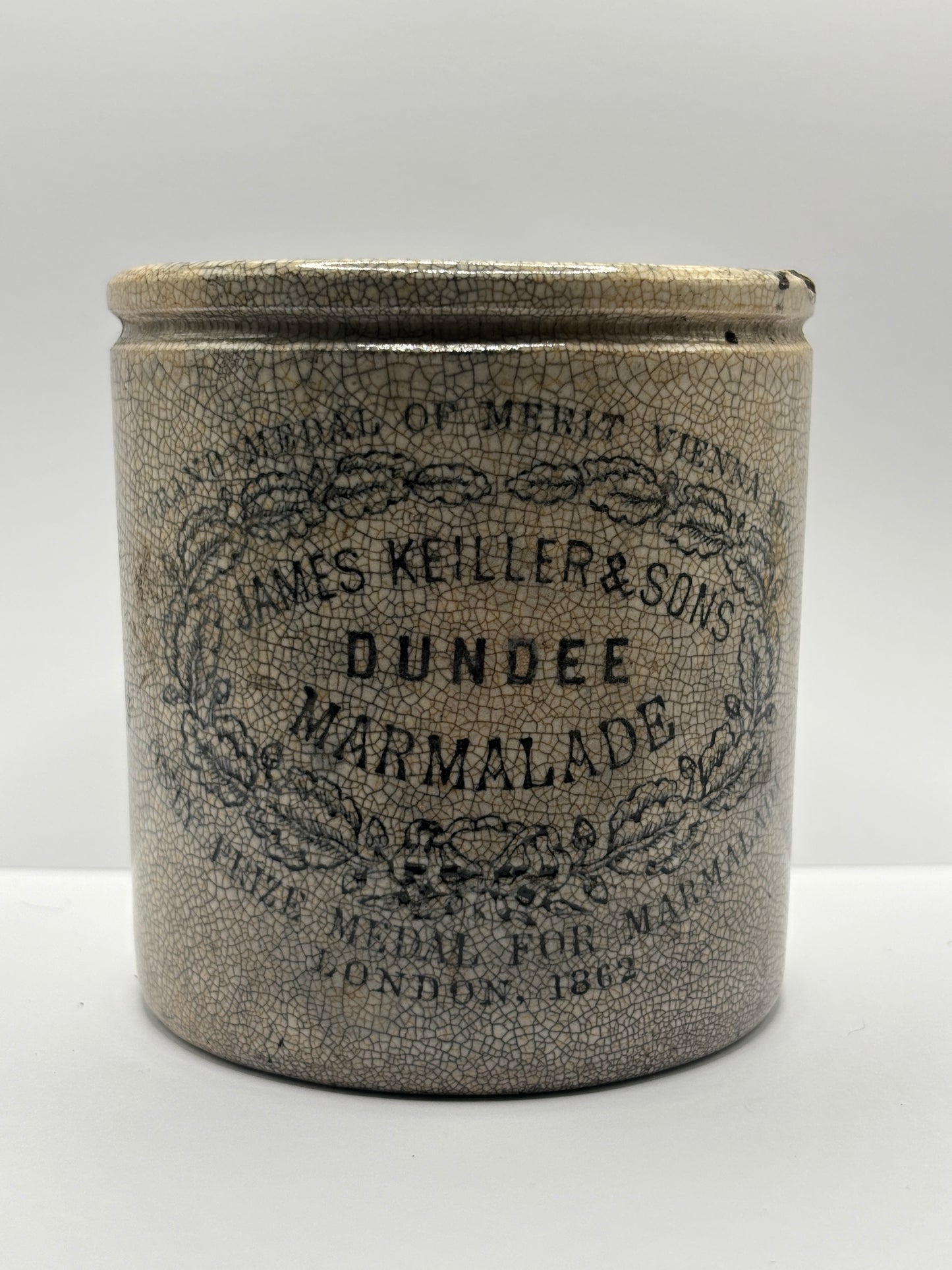 Old 1lb James Keiller Dundee marmalade jar