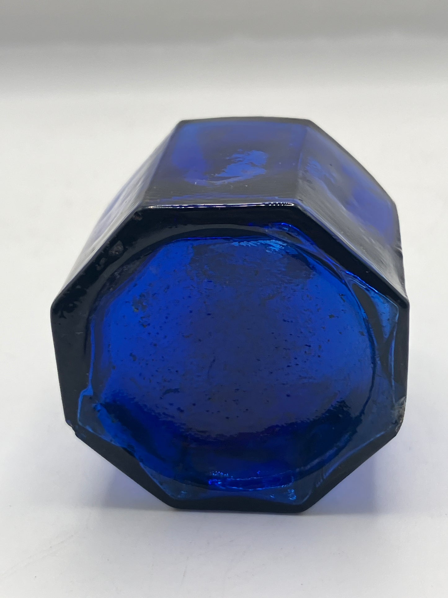 Cobalt blue ink bottle