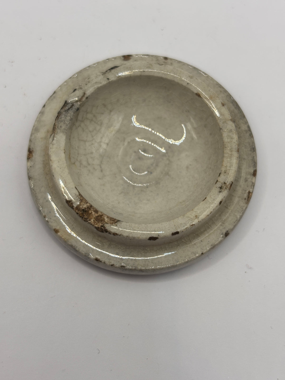 Old mini advertising lid, Boots cash chemists