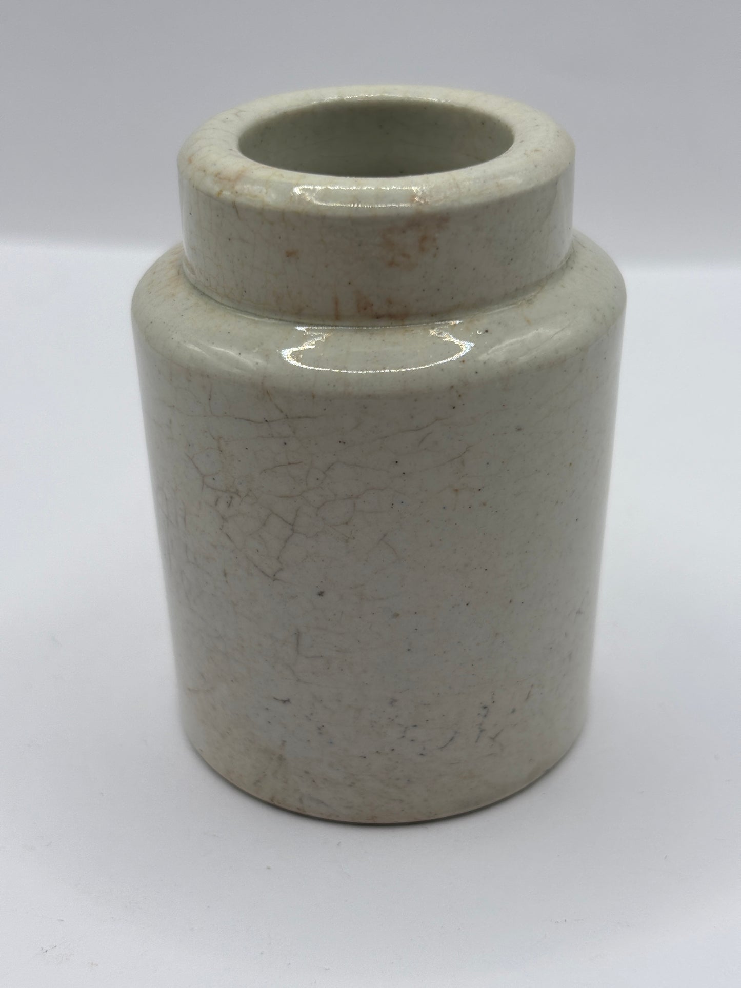 Old stoneware stoneware jar