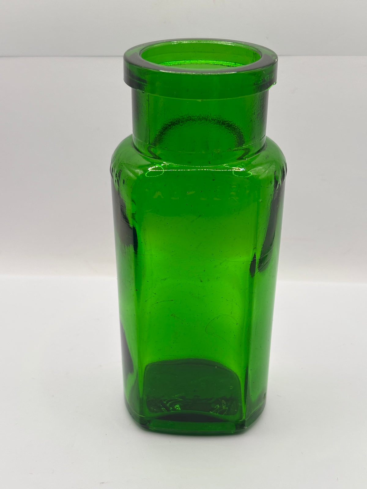 Old green jar