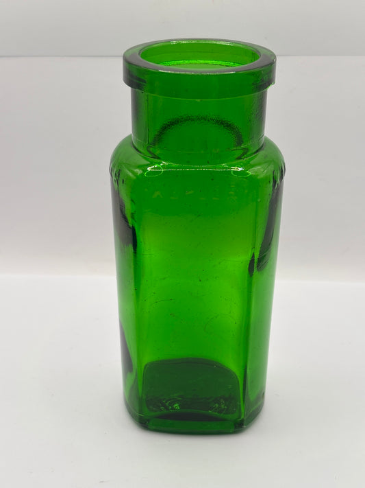 Old green jar
