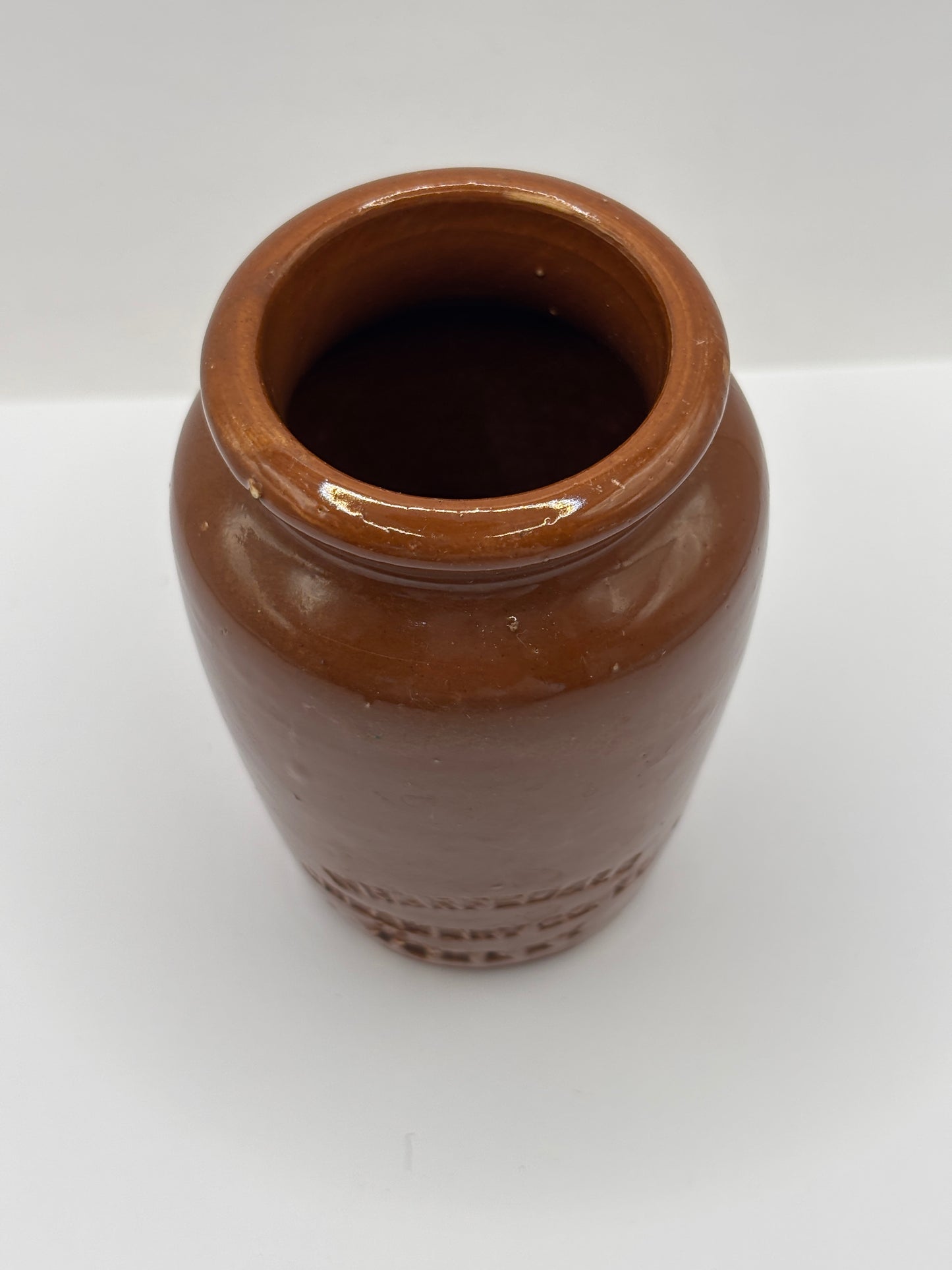 Old advertising cream pot, wharfedale creamery co. Ilkley