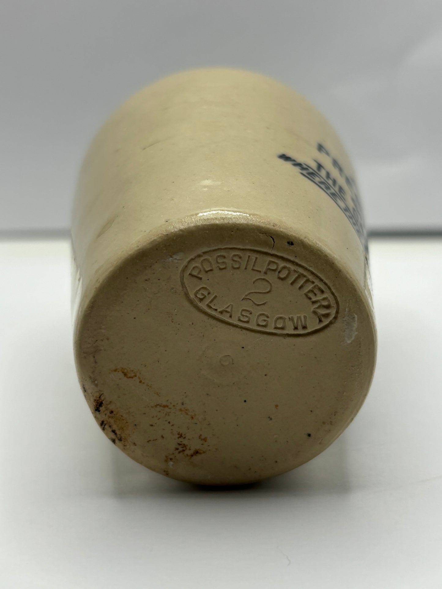 The Galloway creamery, white stoneware cream pot