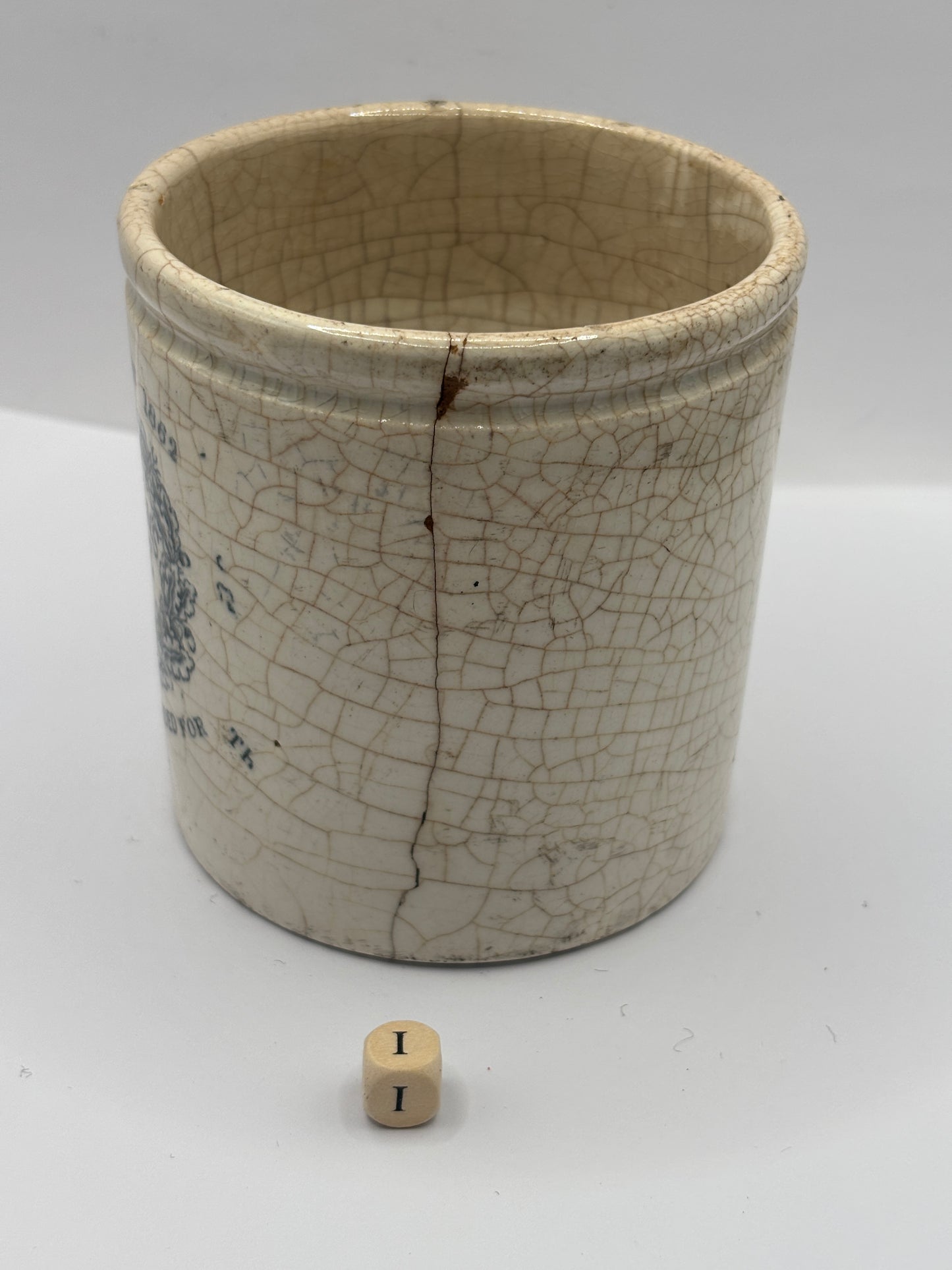 Old 1lb James Keiller Dundee marmalade Jar. Earlier design (i)