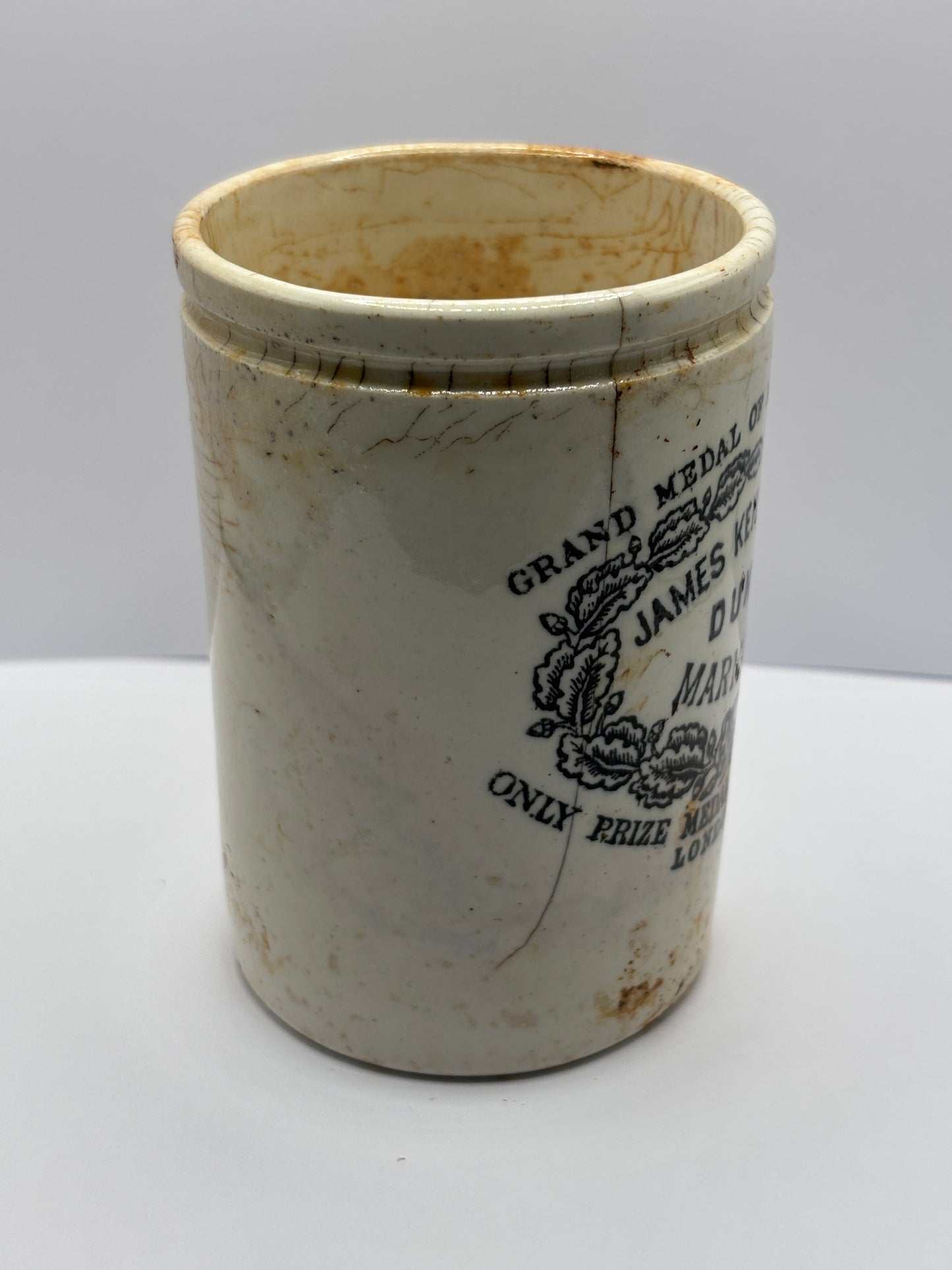 Old 1lb James Keiller Dundee marmalade jar