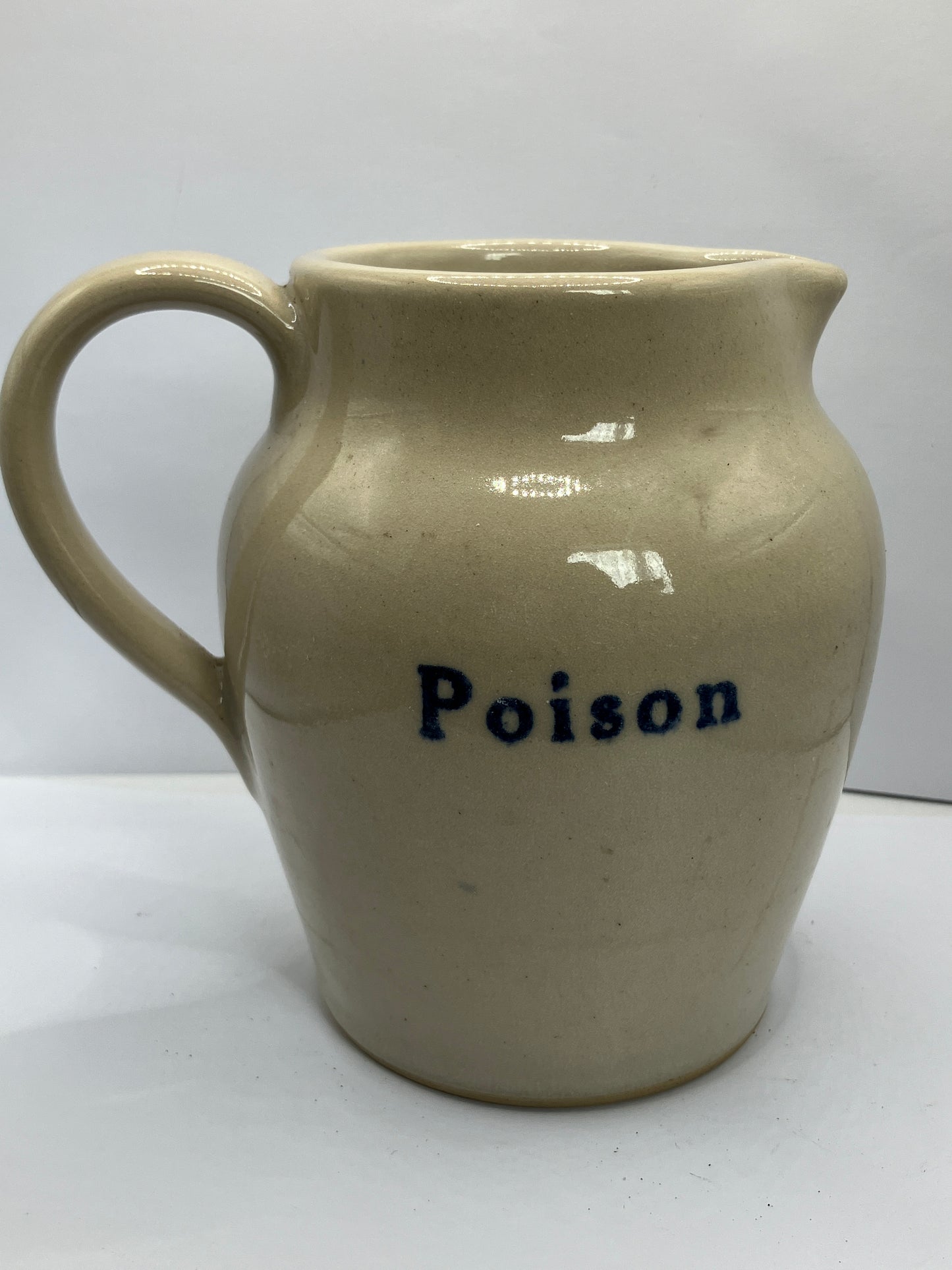 Stoneware poison jug