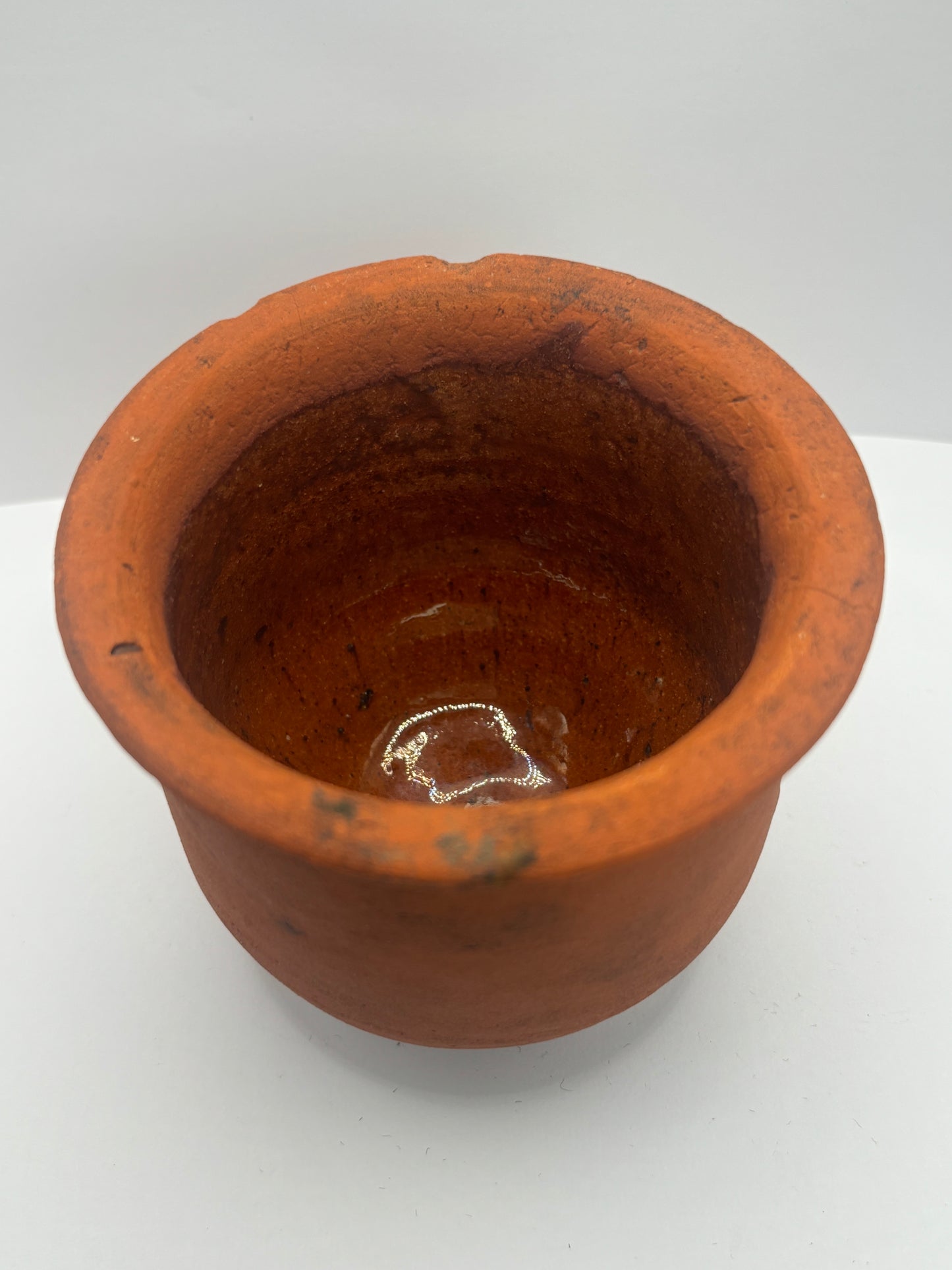 old terracotta plant pot