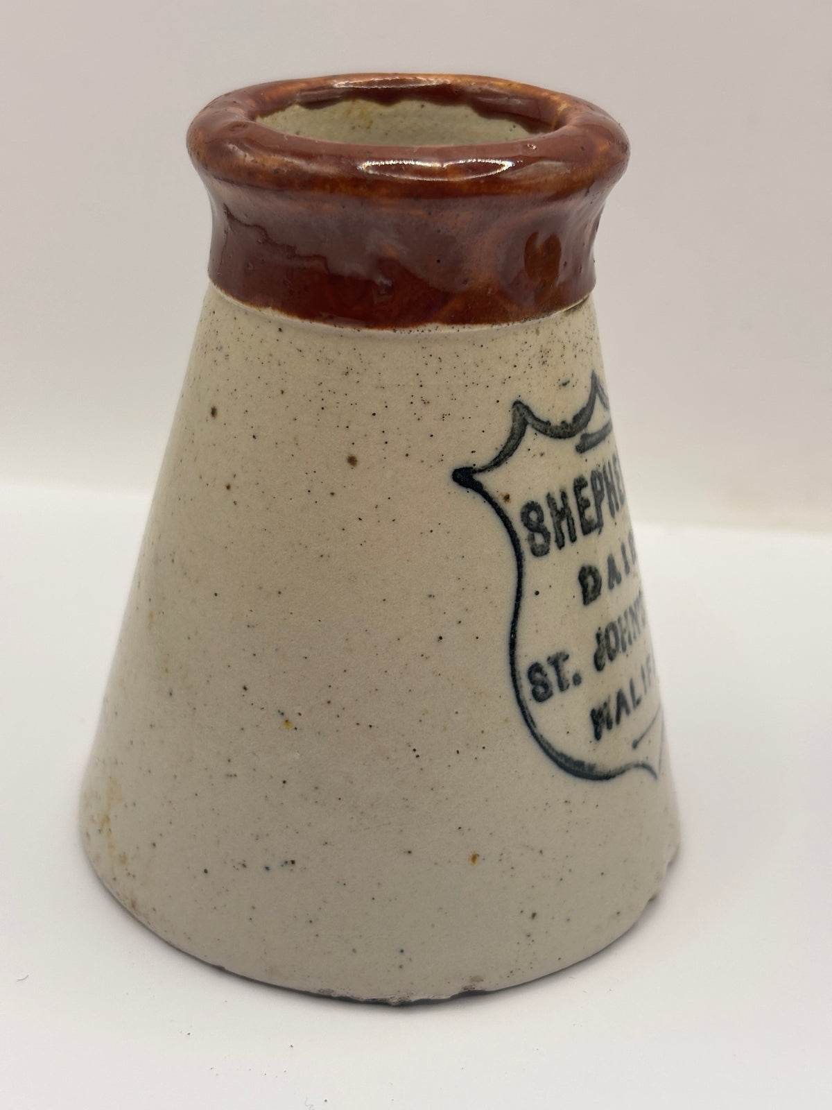 Old advertising cream pot, Shepherds dairy Halifax