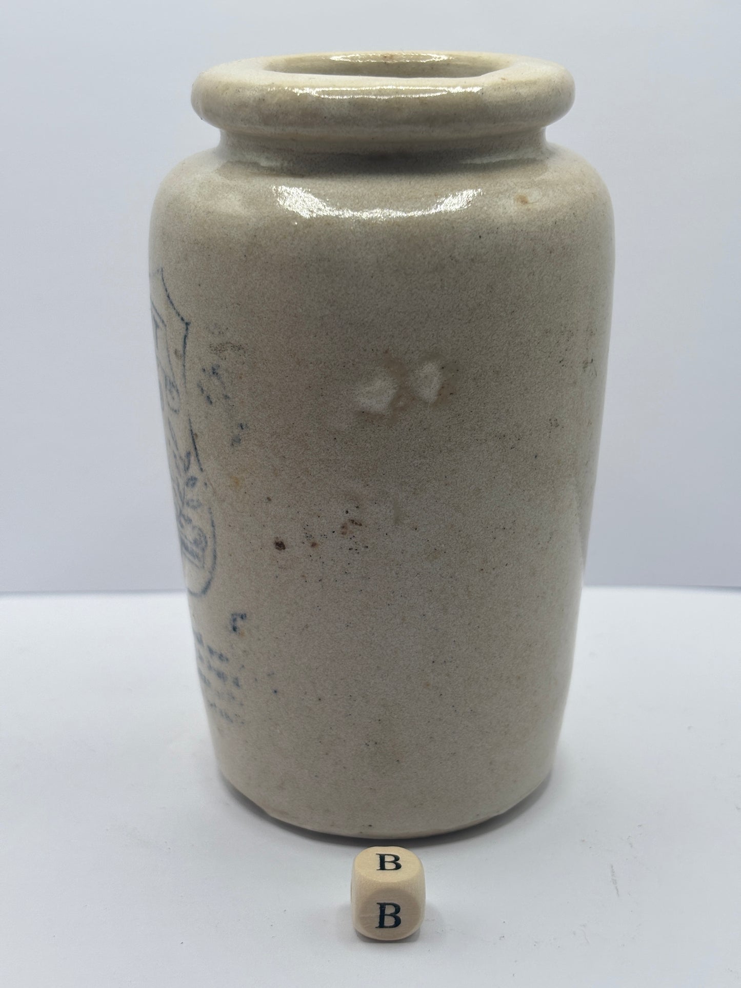 Old Dunragit stoneware cream pot (B)
