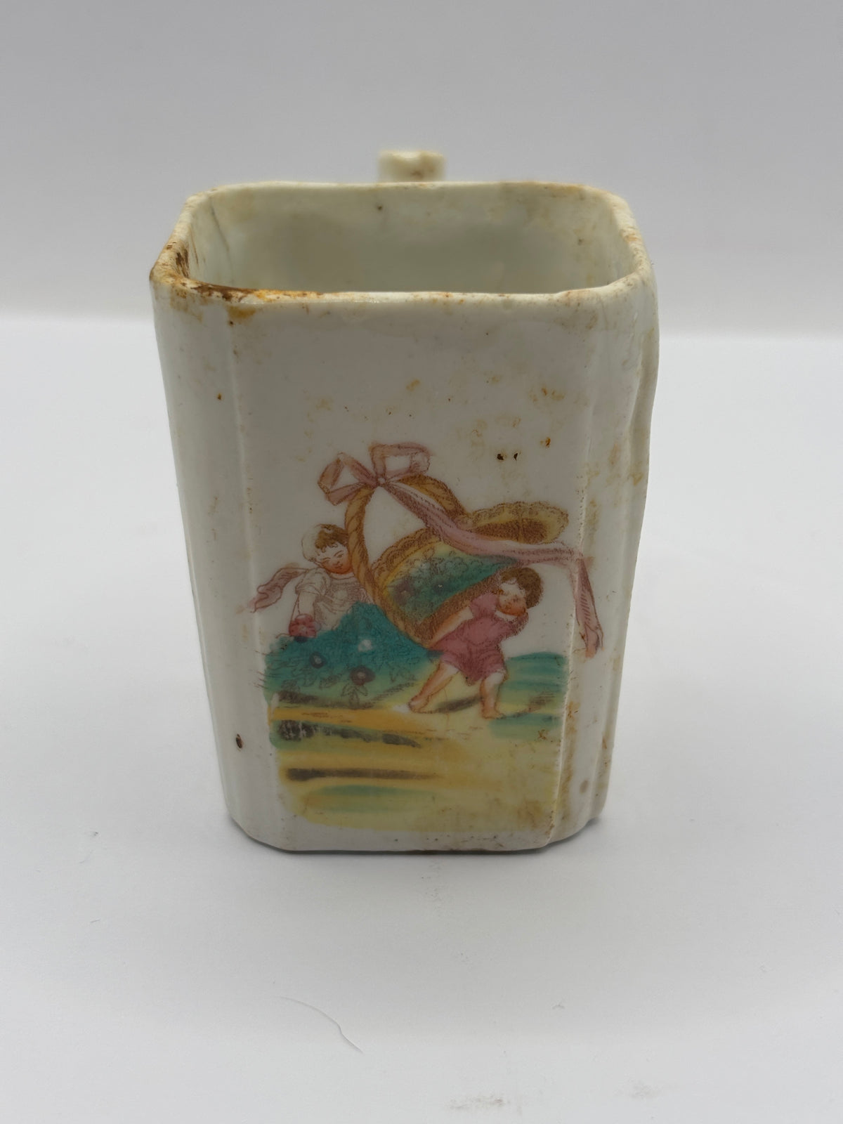 Old small stoneware childs mug? Dolls house mug?