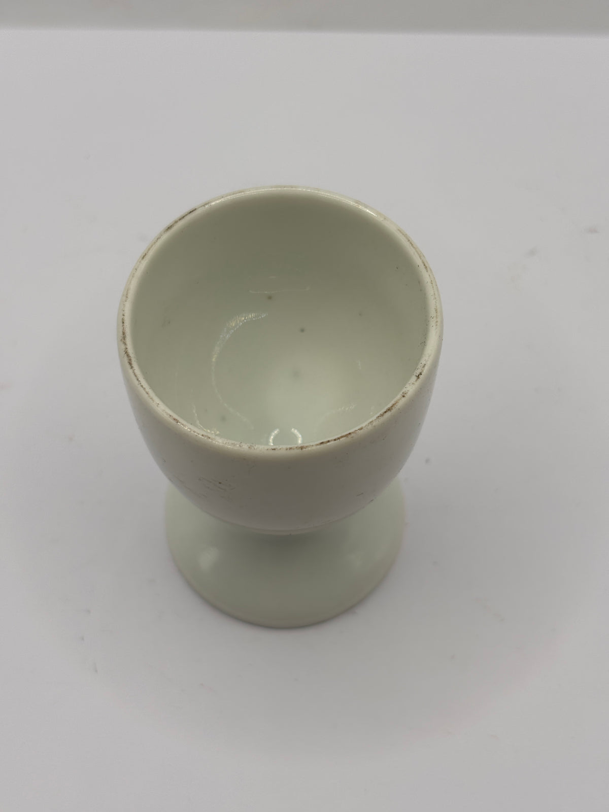 Old ironstone egg cup