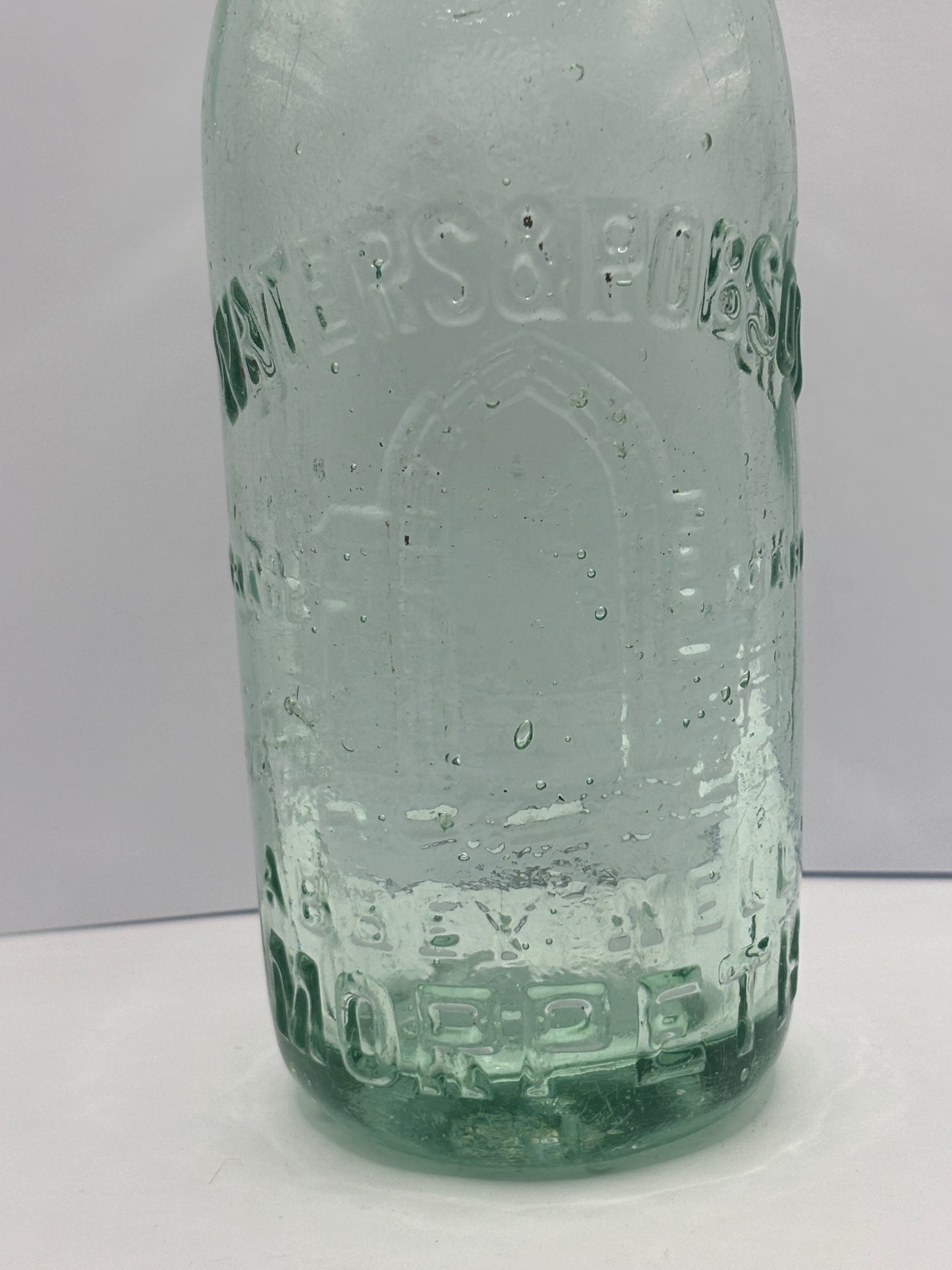 Old Morpeth bottle,WATERS & ROBSON