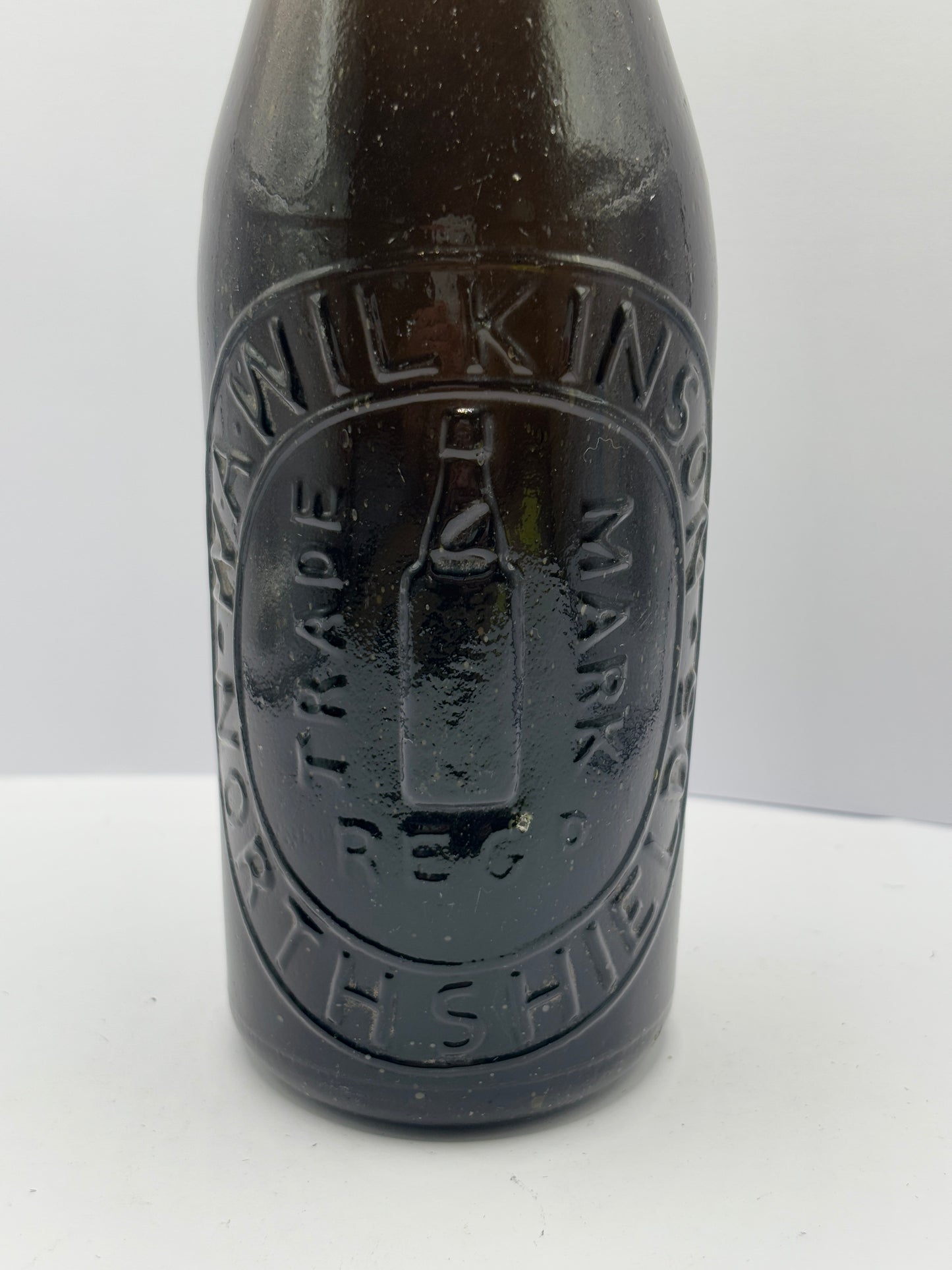 Old North Sheilds pictorial beer bottle, W.A Wilkinson