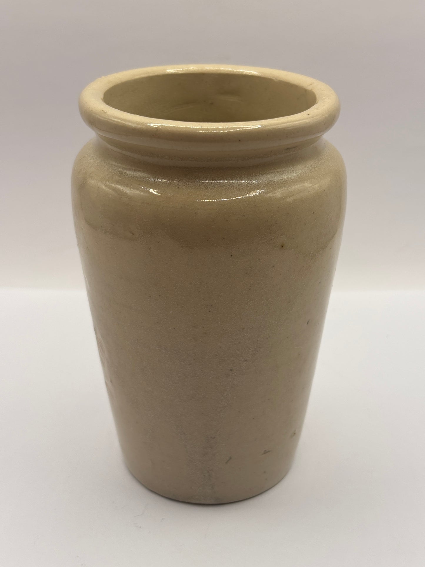 Old advertising cream pot, Pure rich thick cream, the professional & civil service supply