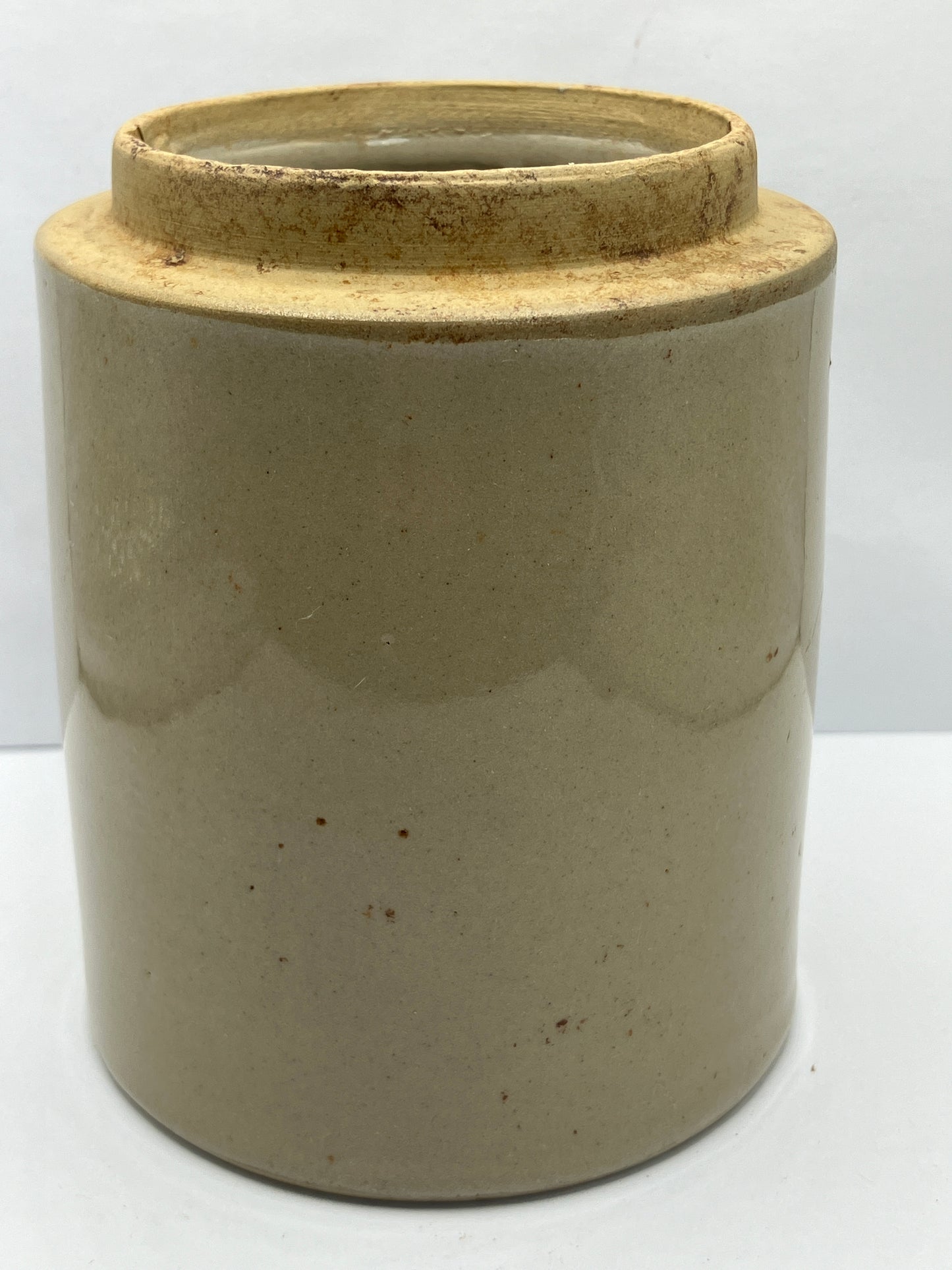 Stilester stoneware cheese jar