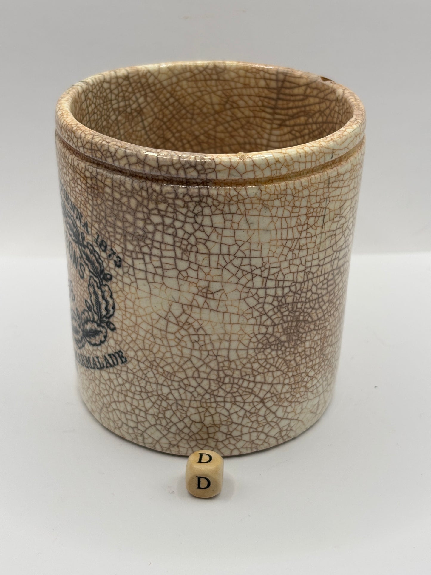 Old 1lb James Keiller dundee marmalade jar (D)
