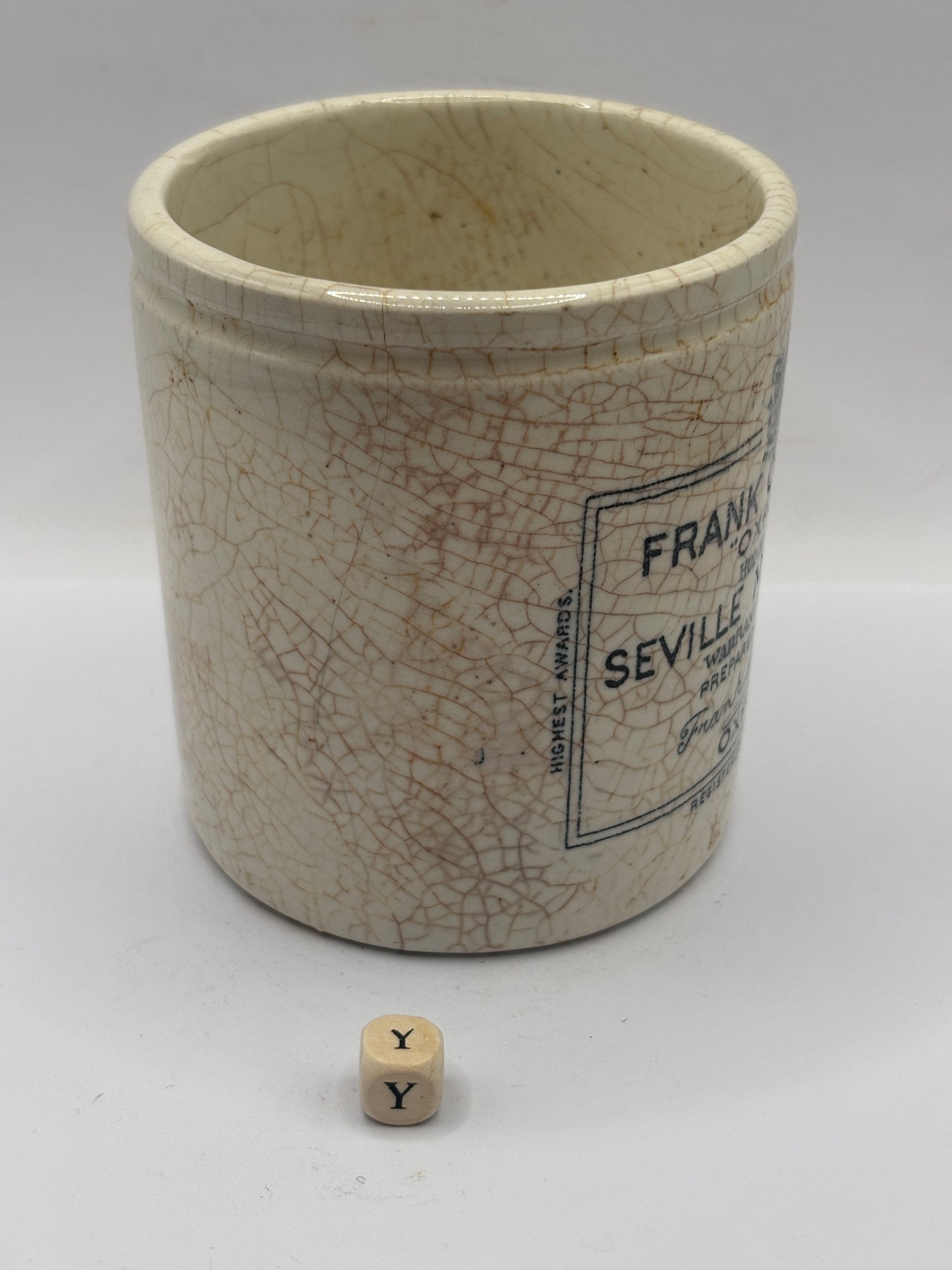 Old 1lb Frank Cooper marmalade Jar (Y)