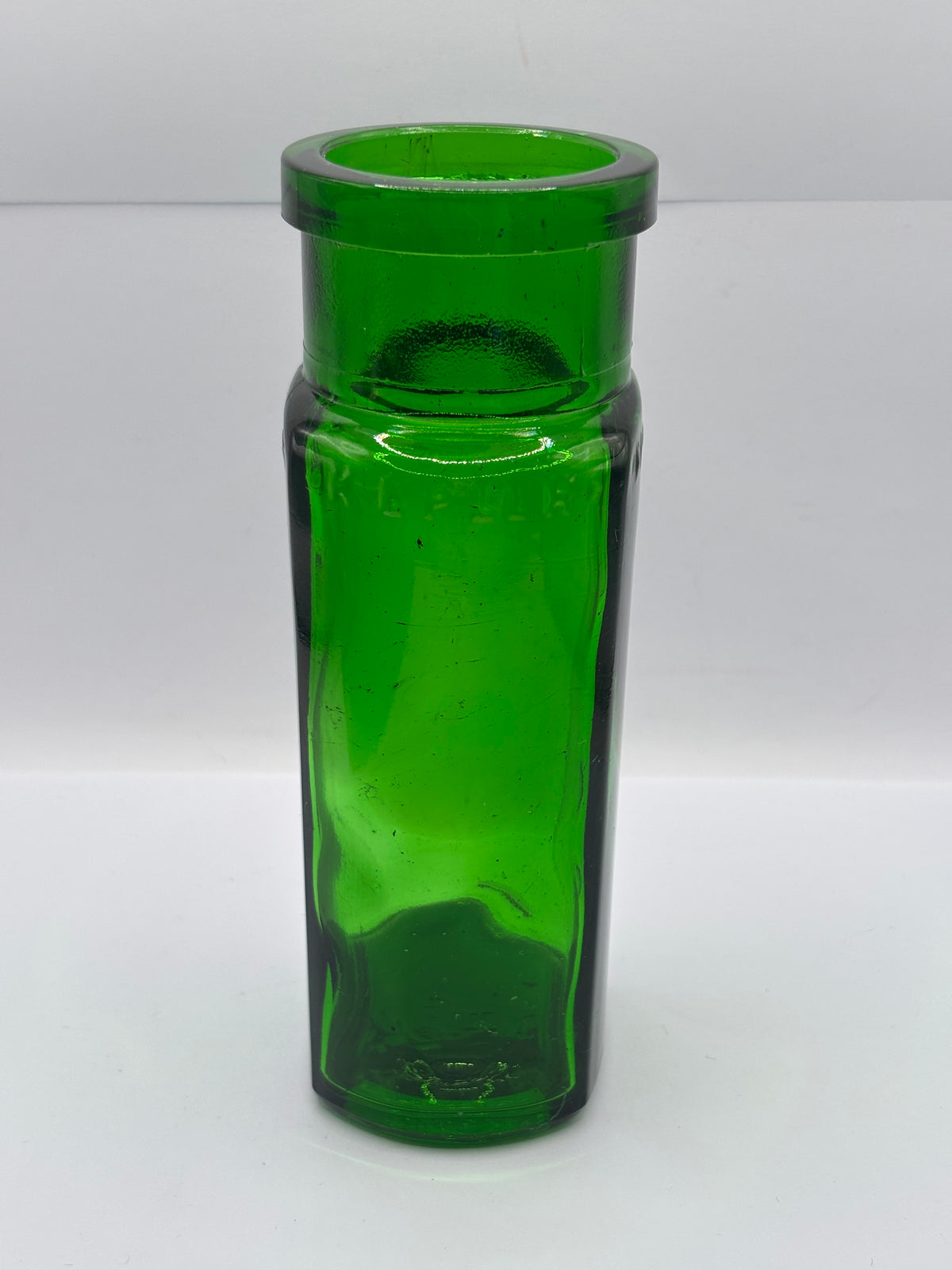 Old green jar