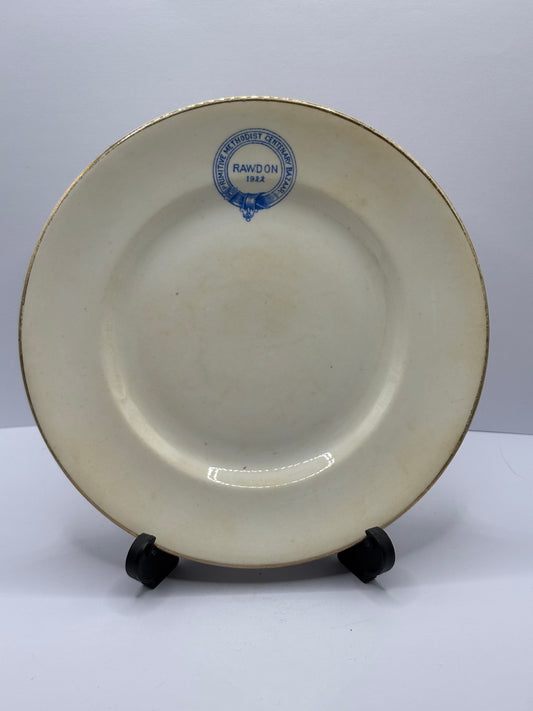 Old Rawdon commemorative plate