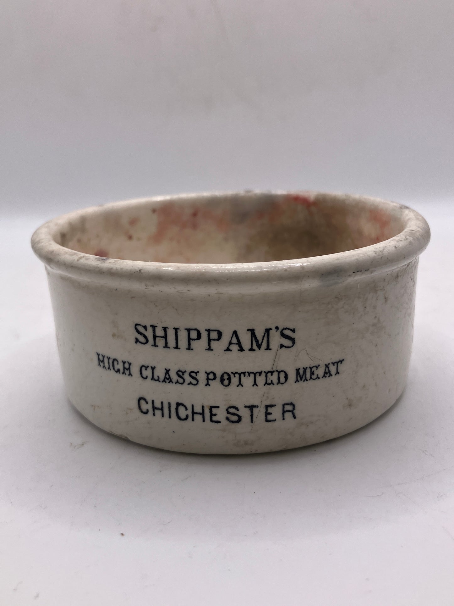 Shippams advertising meat paste pot