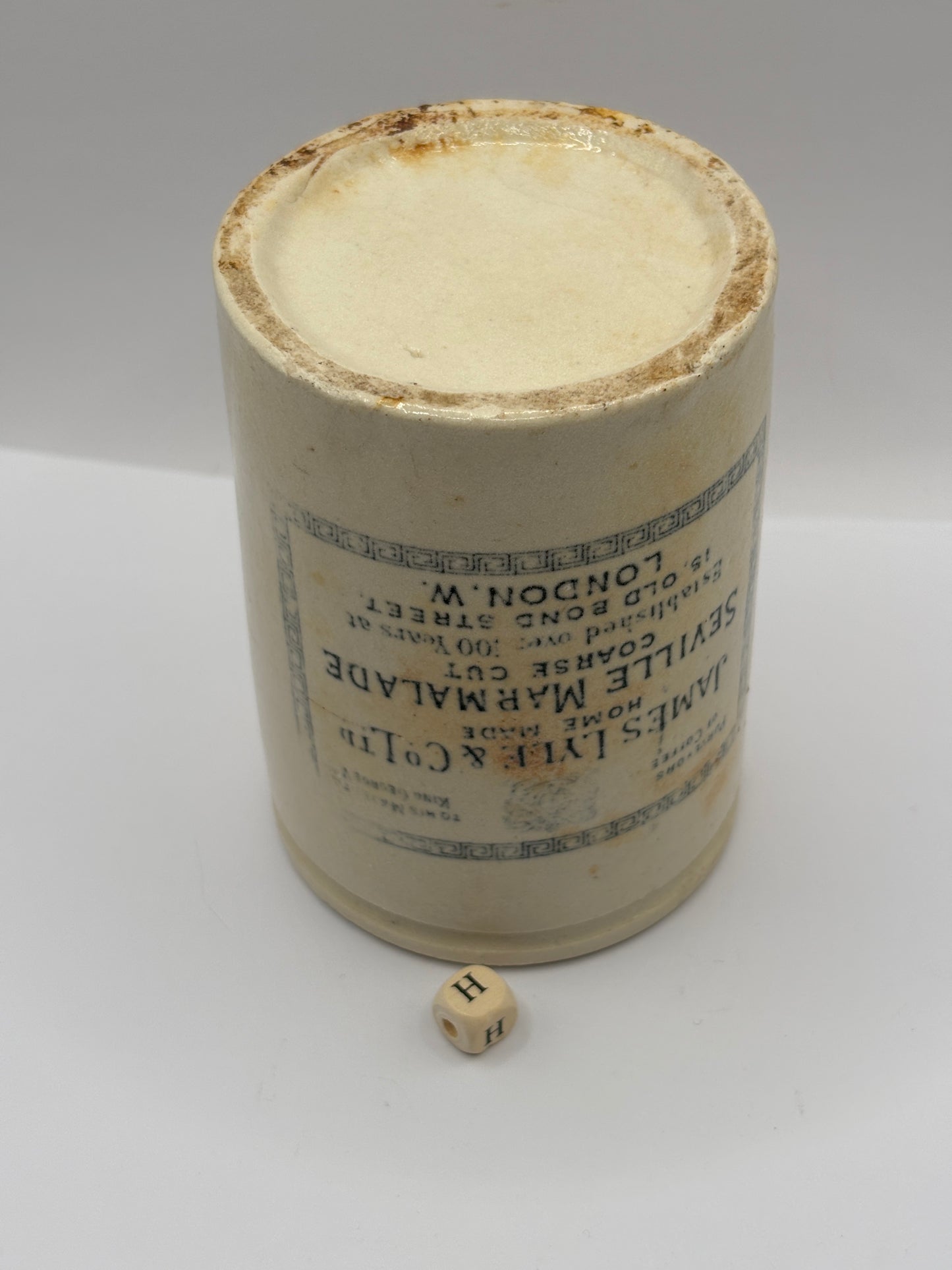 Old rare 1lb James Lyle & Co seville marmalade jar (H)