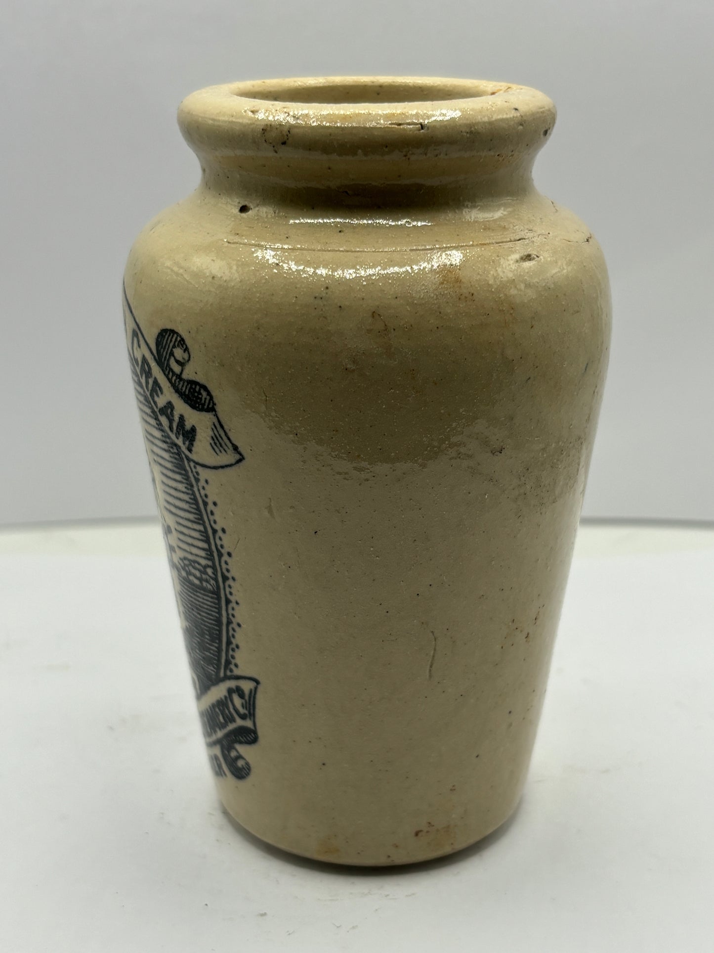 Stranraer rich preserved cream pot, milk maid