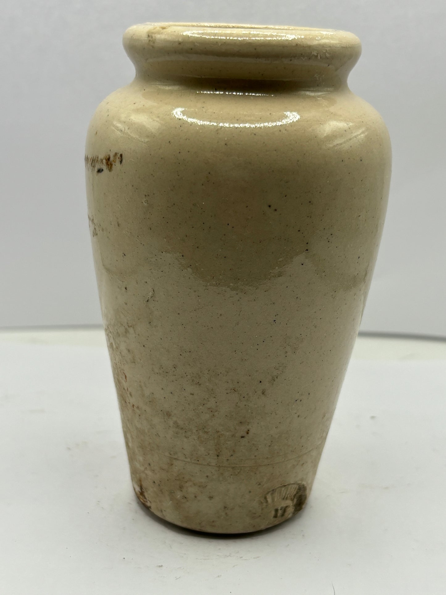 The Galloway creamery, white stoneware cream pot