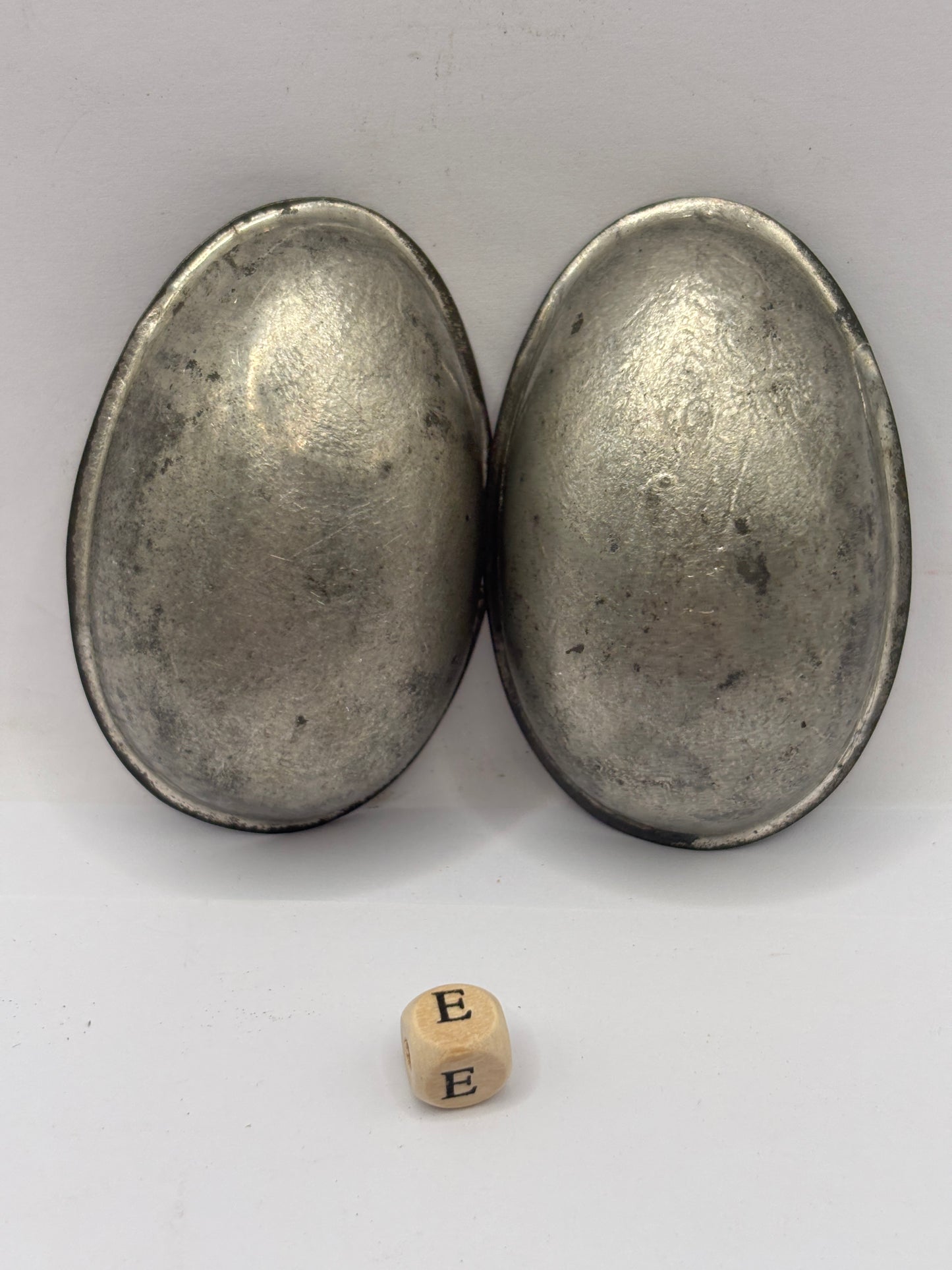 Vintage chocolate egg mold, easter egg mold (E) small size