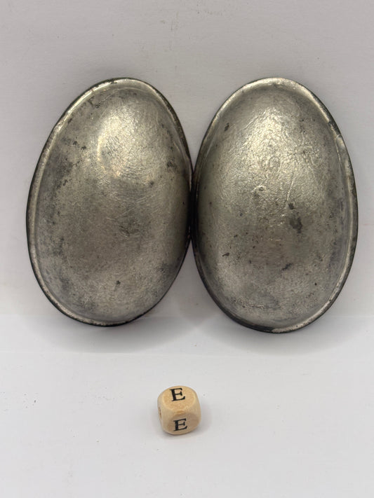Vintage chocolate egg mold, easter egg mold (E) small size