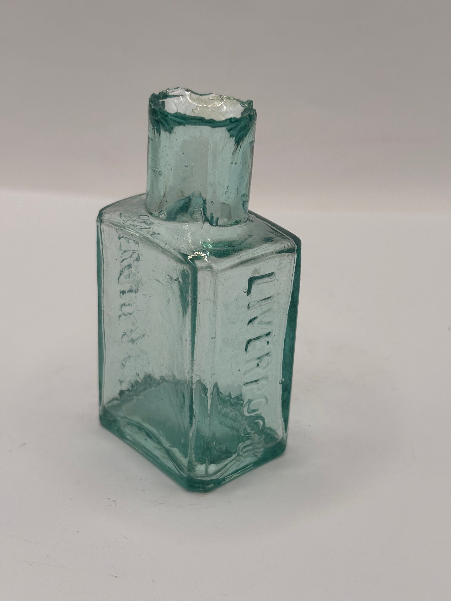 Old advertising inkwell,ink bottle. Devane & Co Liverpool