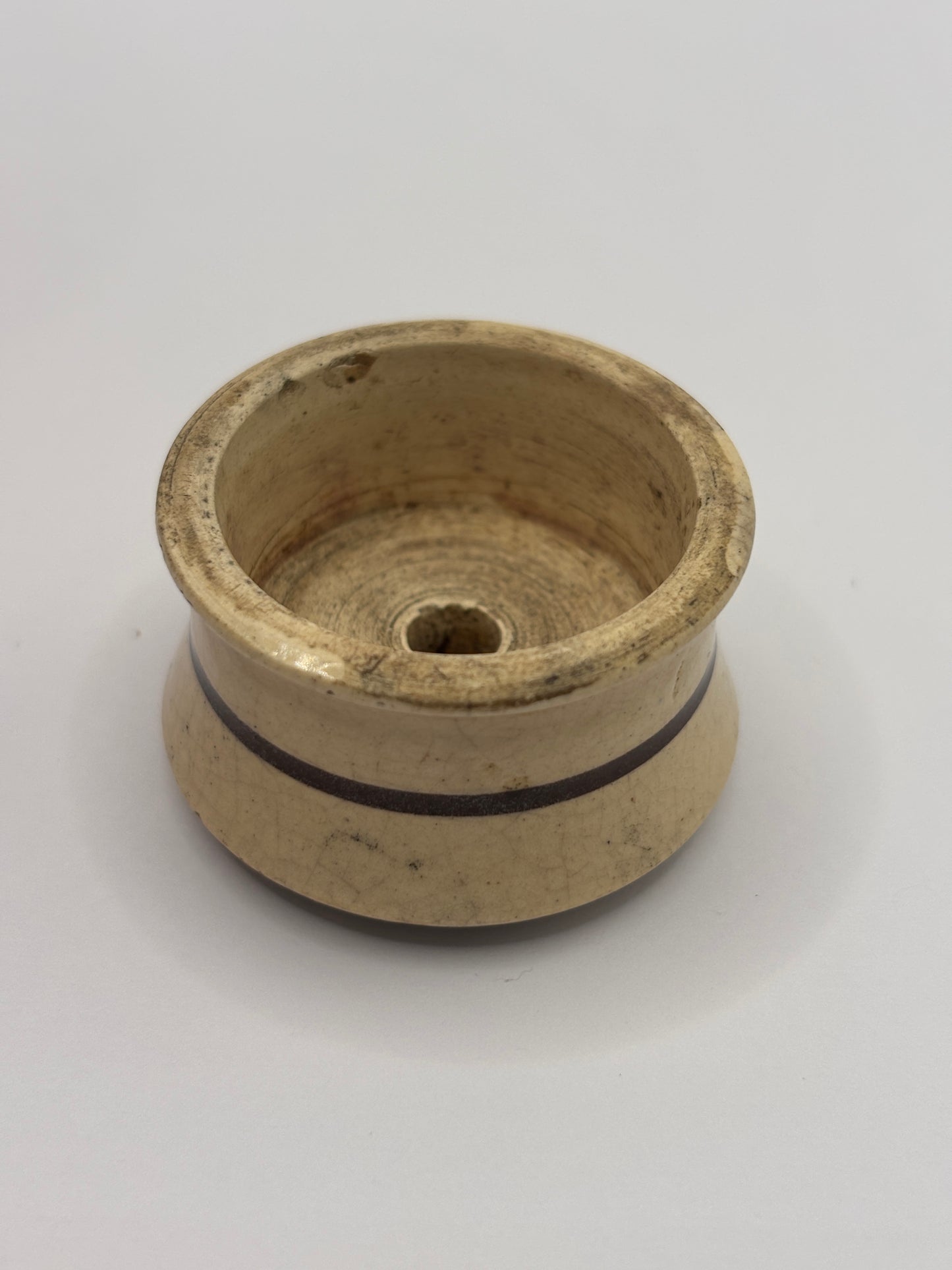 Old advertising baby feeder lid, The Alexandra feeding bottle lid