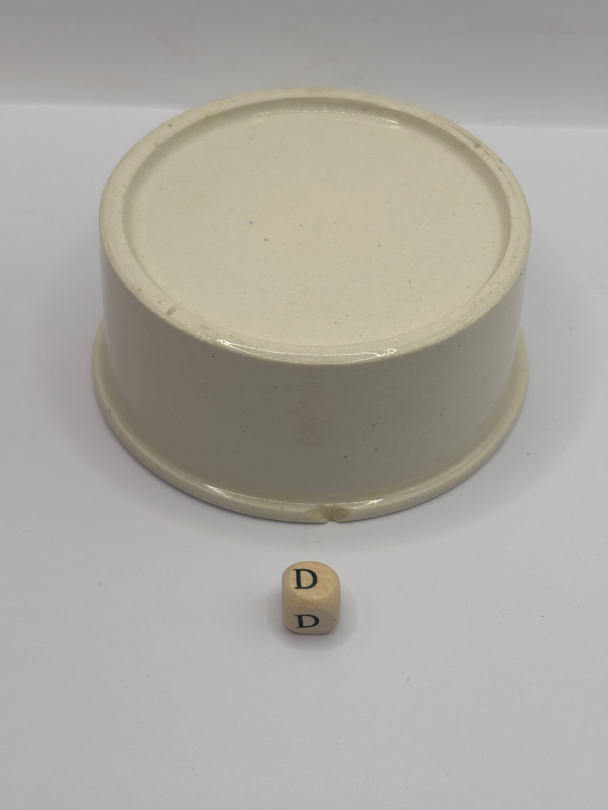 Old advertising meat paste pot, Plumtree home potted meats (D)