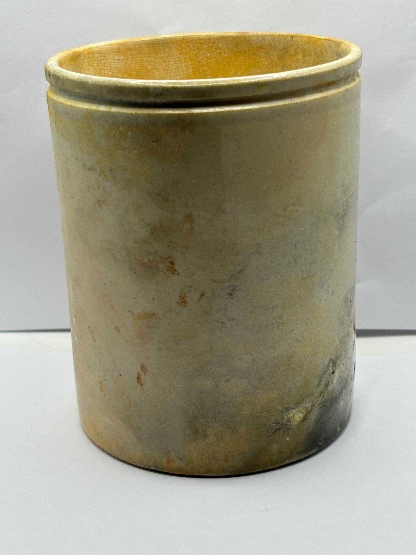 3lb James Keiller Dundee Marmalade jar. Super Stained