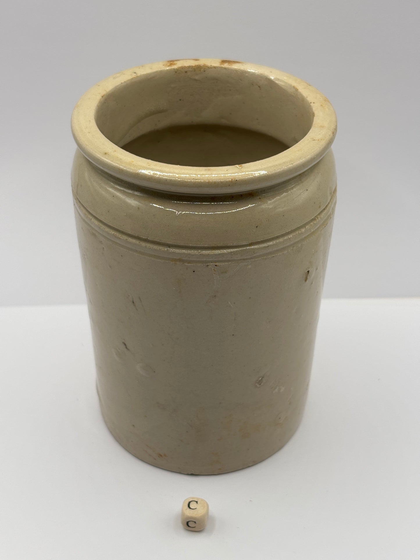 Old 2lb rolled top marmalade jar (c)
