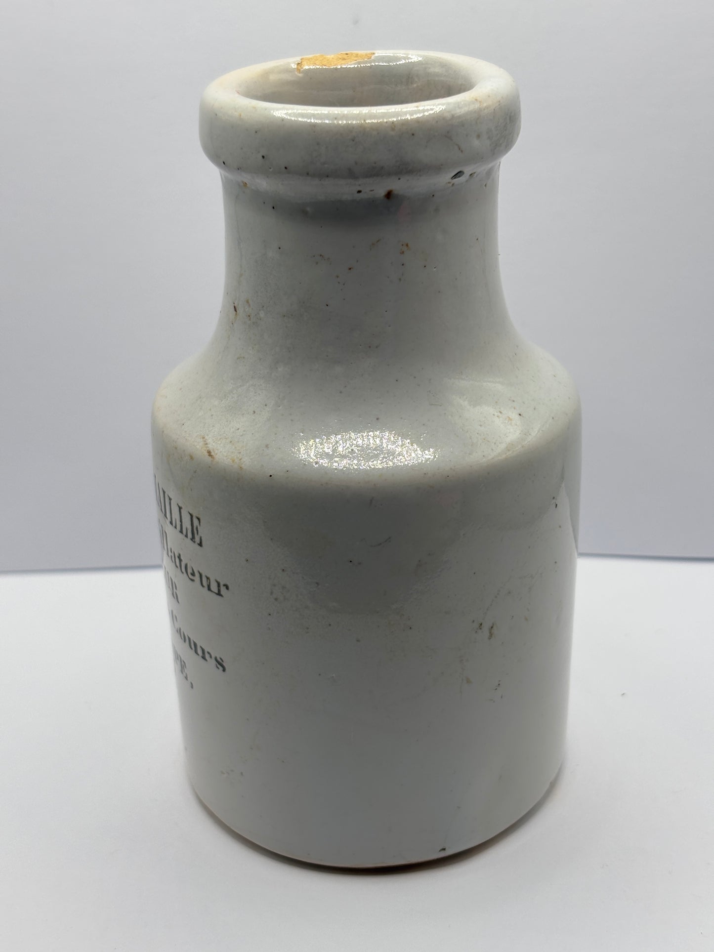 Old french mustard pot, Moutarde de maille