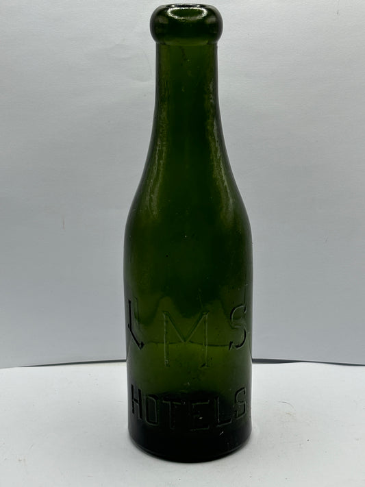 Old beer bottle, LMS Hotels, Railway bottle