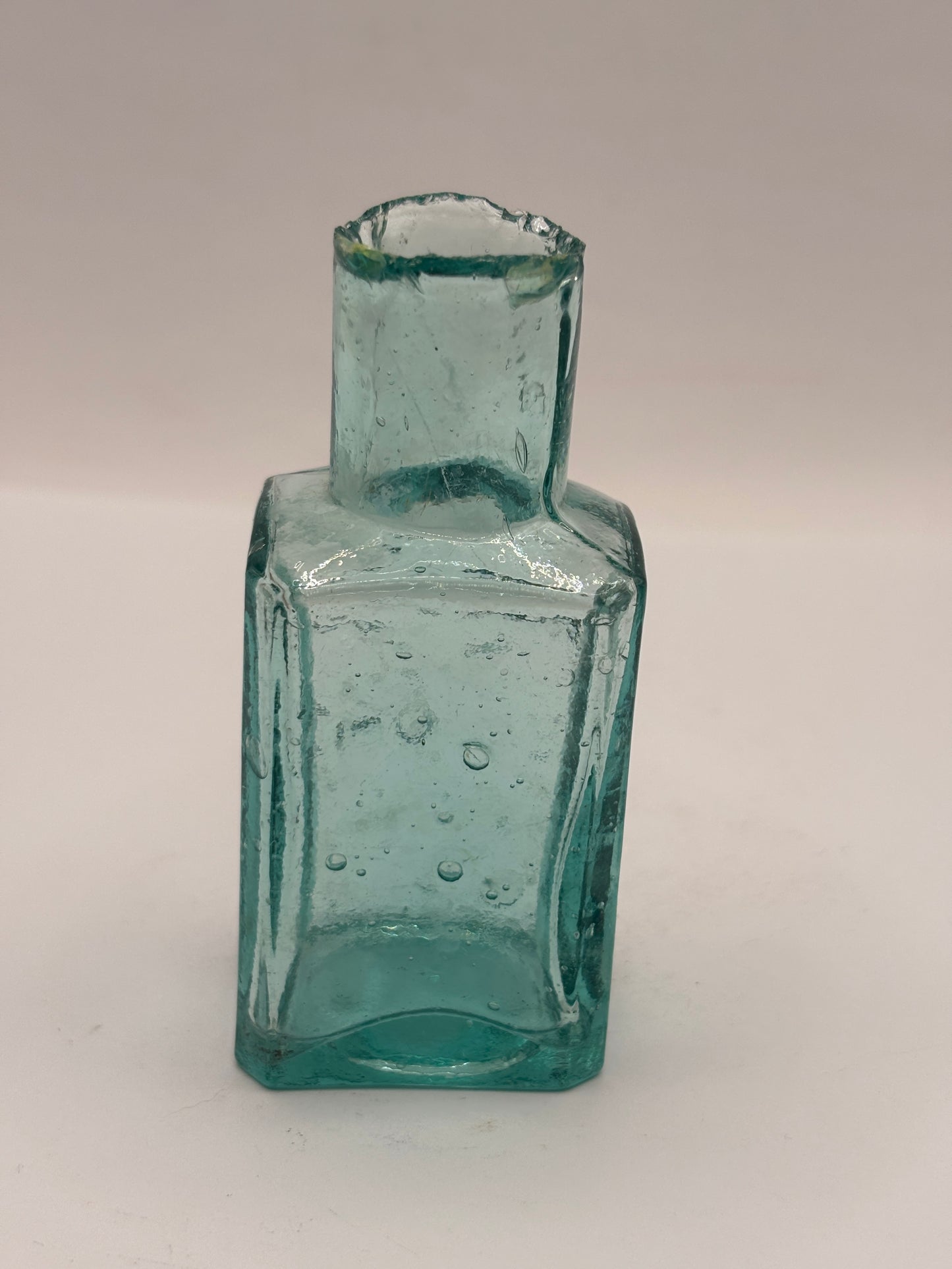 Old advertising inkwell,ink bottle, Lion brand
