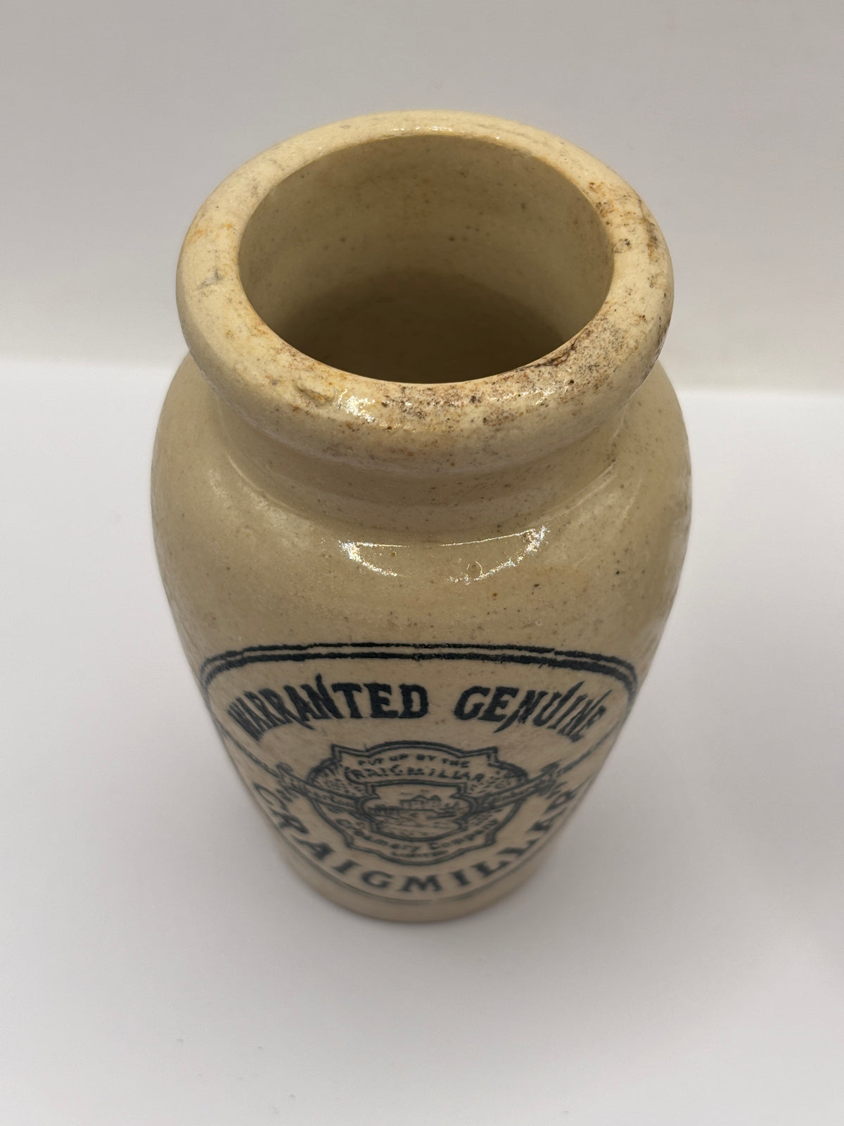 Old advertising cream pot, Craigmillar creamery company