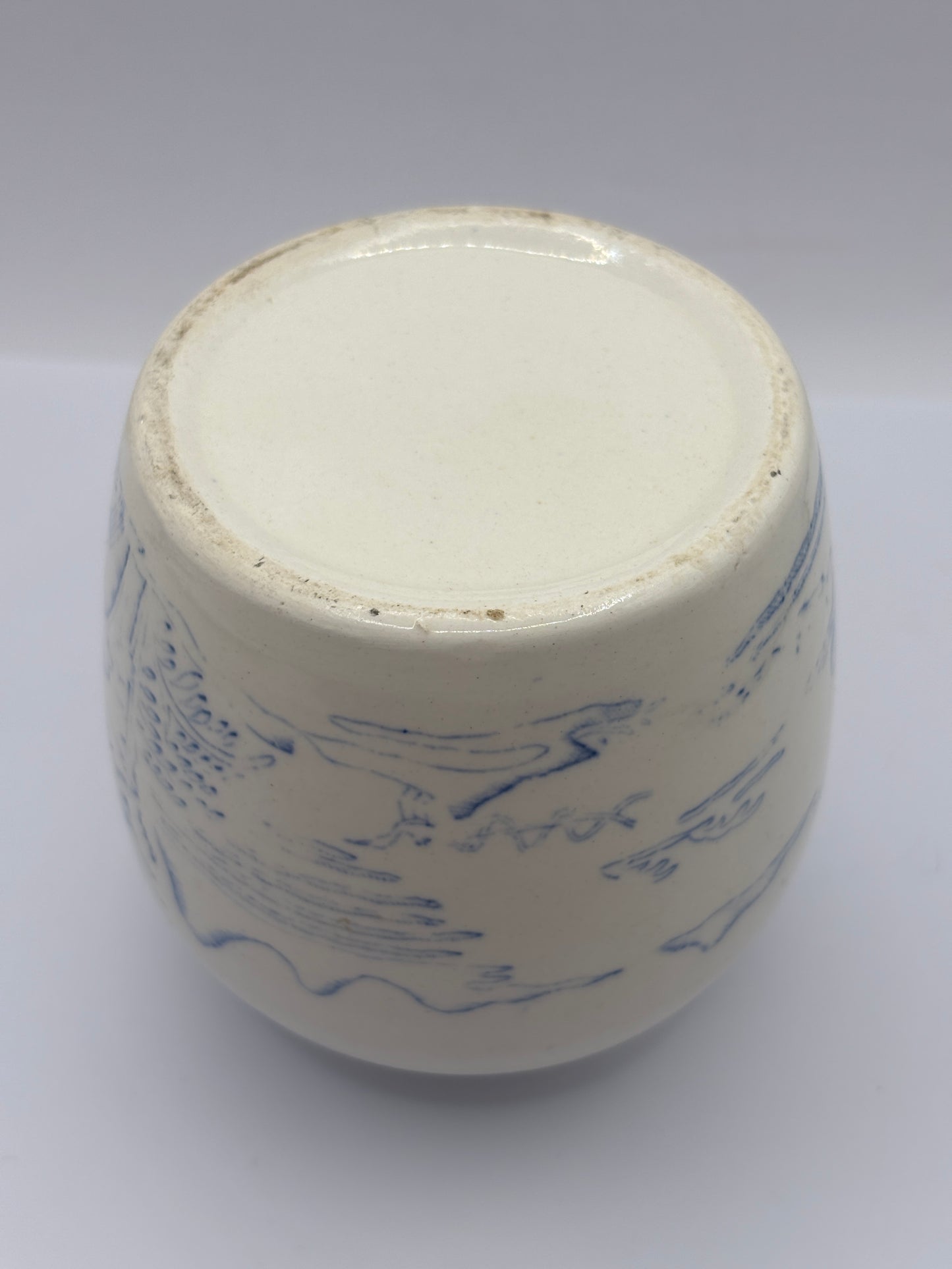 Old stoneware chinese ginger jar