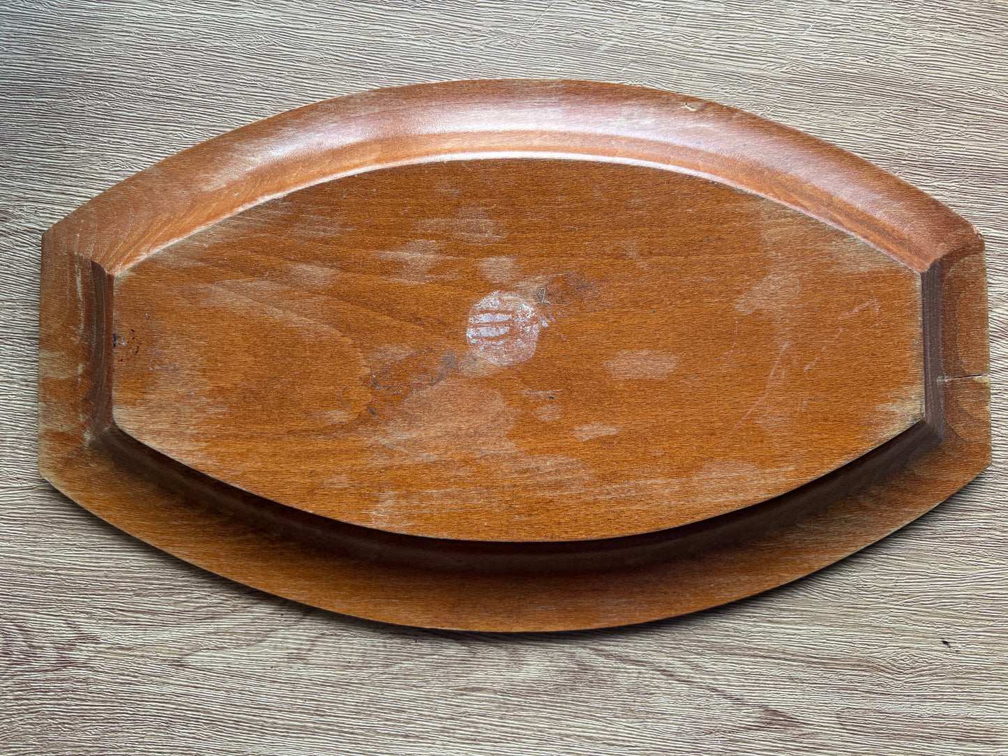 Antique french carved bread platter/ bread board