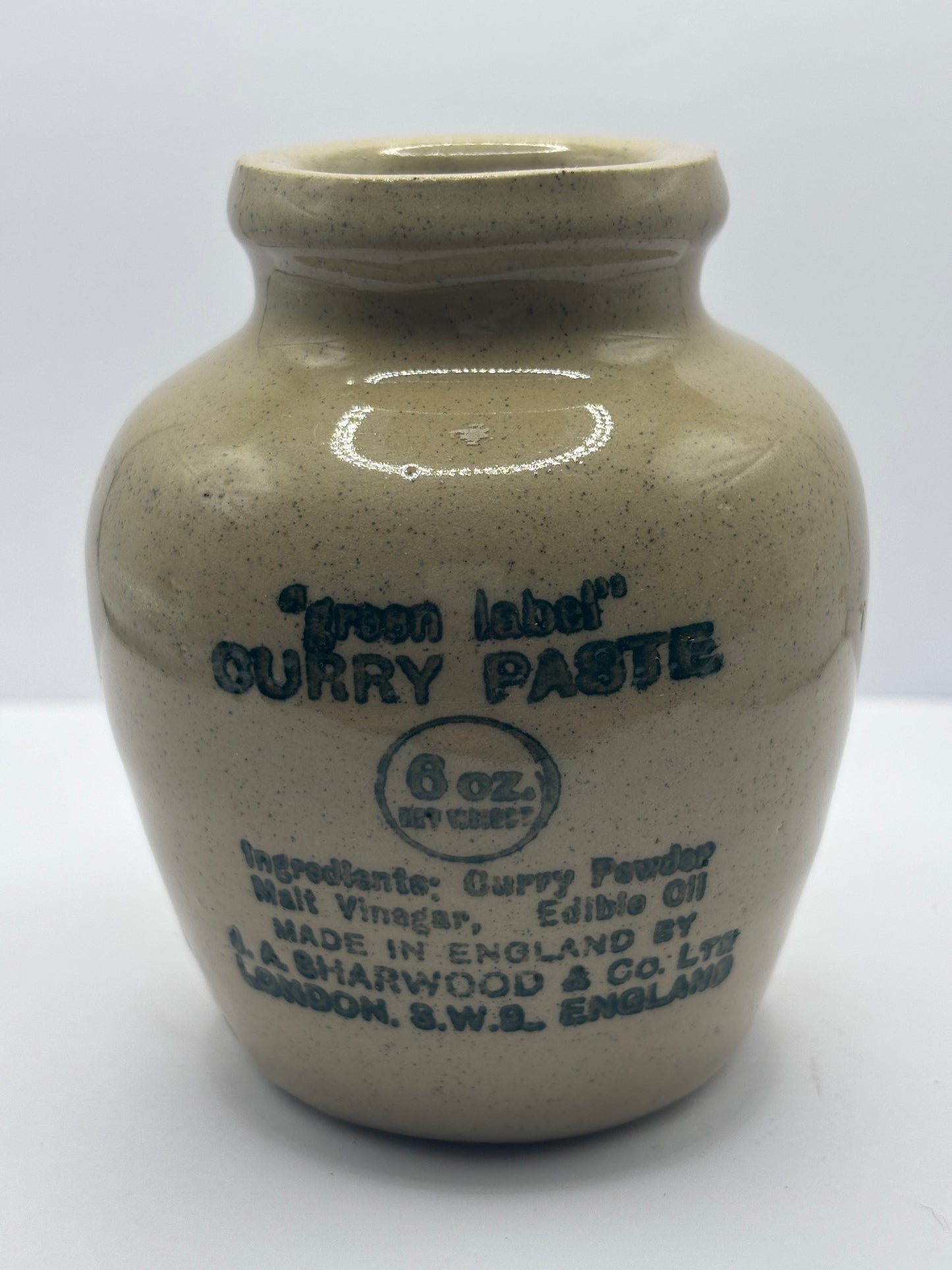 Old curry paste jar