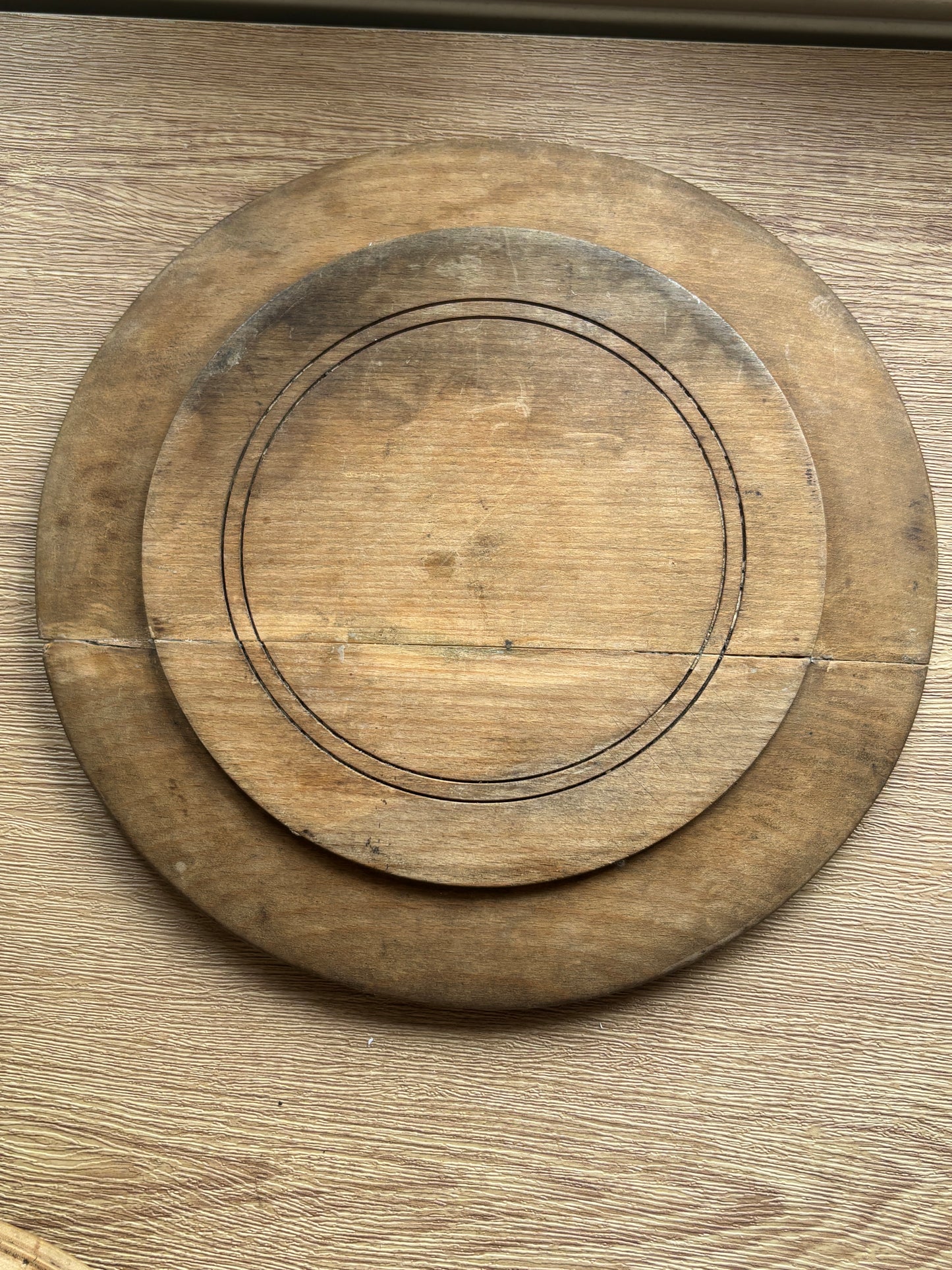 Old carved bread board, Danish/ Scandinavian. Bread/Brod