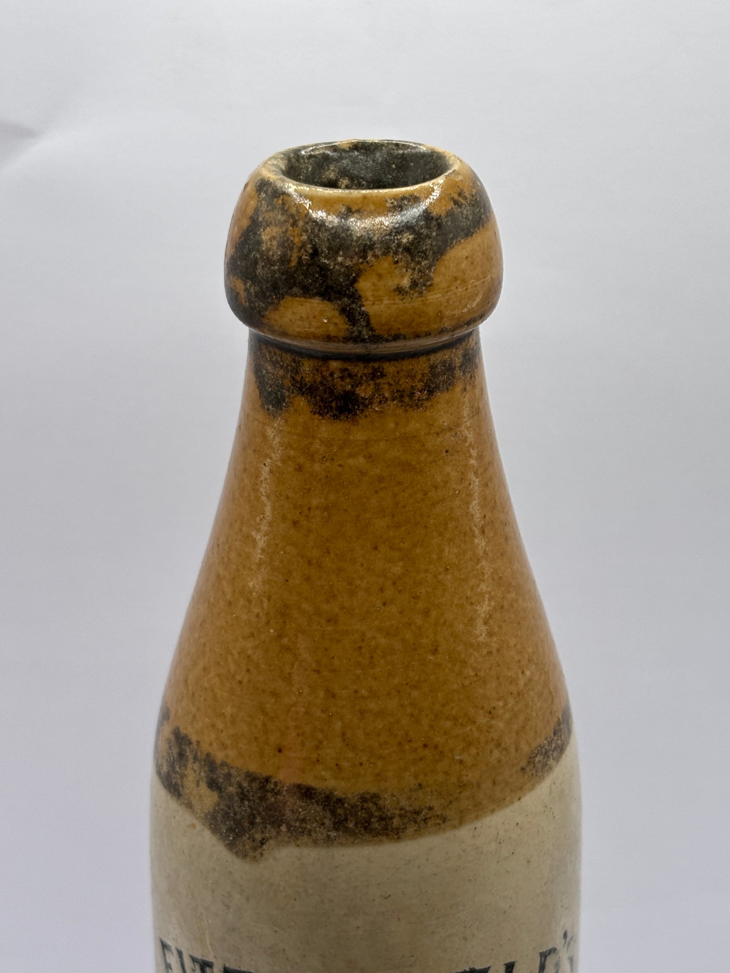 Old Fitzgeralds invalid stout bottle, Newcastle & Middlesborough