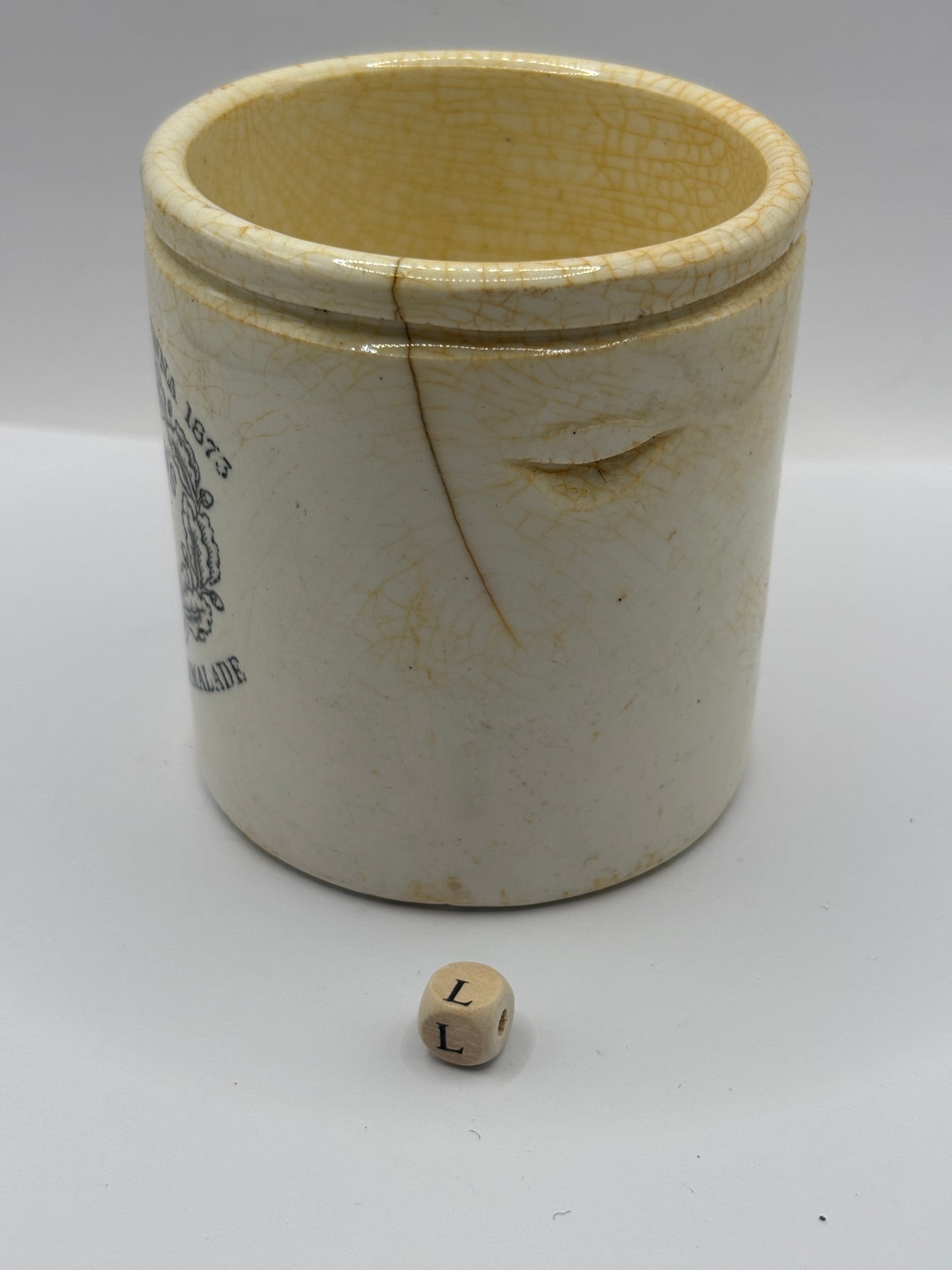 Old 1lb James Keiller Dundee marmalade Jar (L)